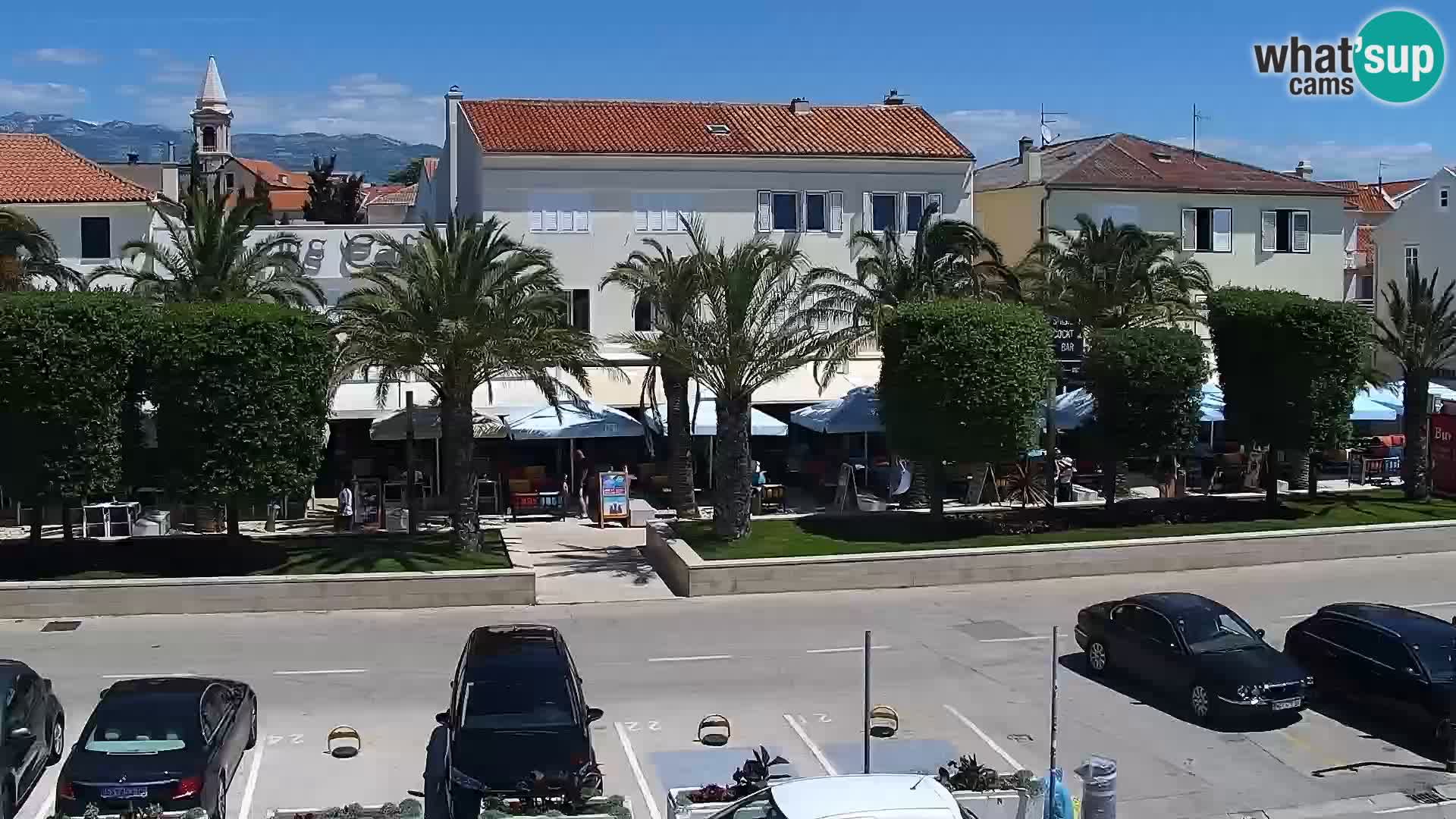 Livecam Promenade a Novalja