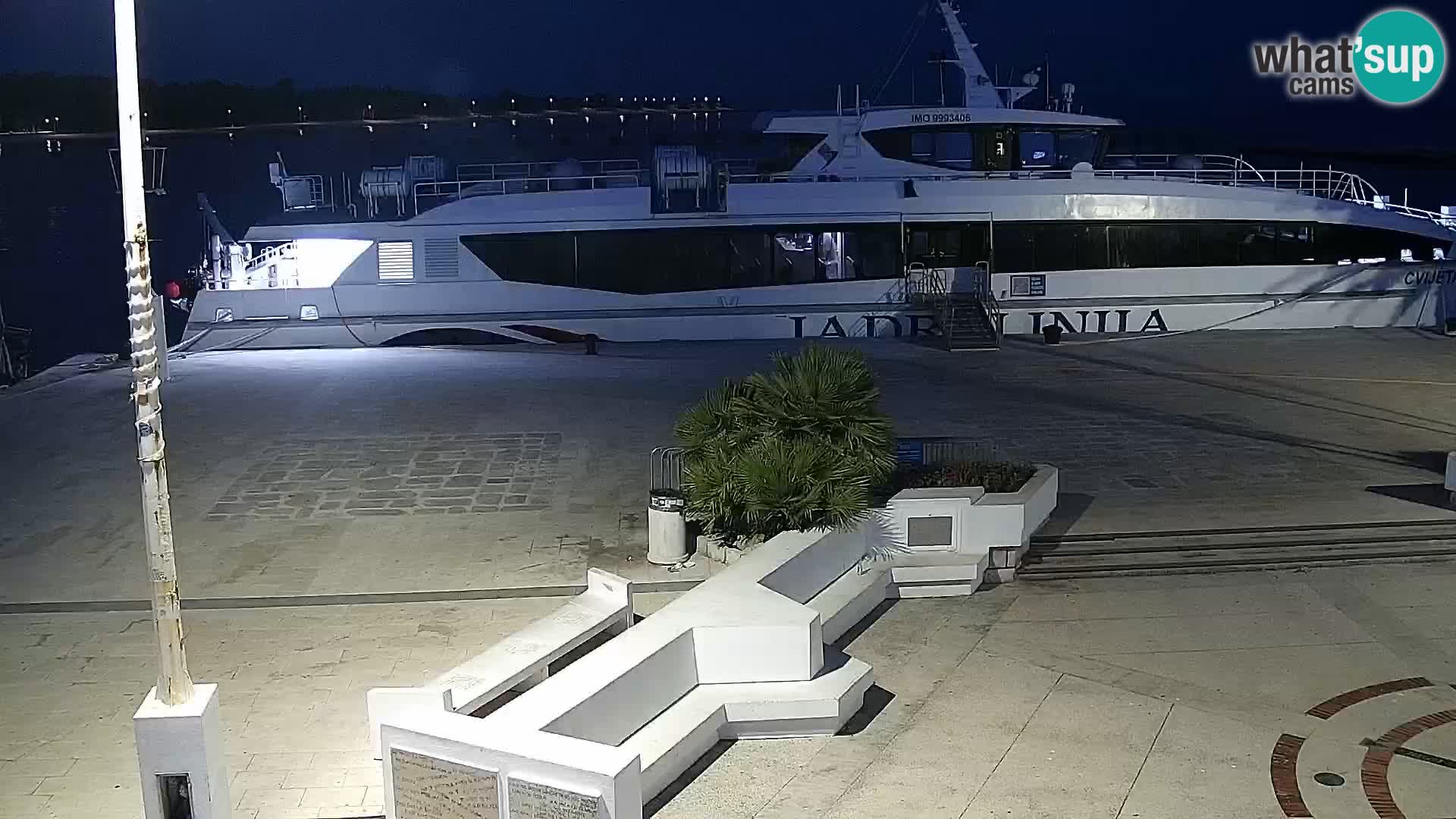 Web kamera Novalja promenada