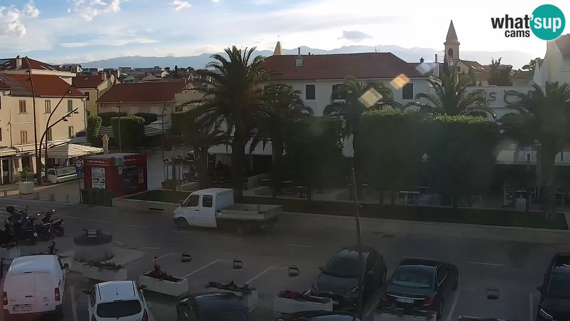 Novalja Livecam promenade