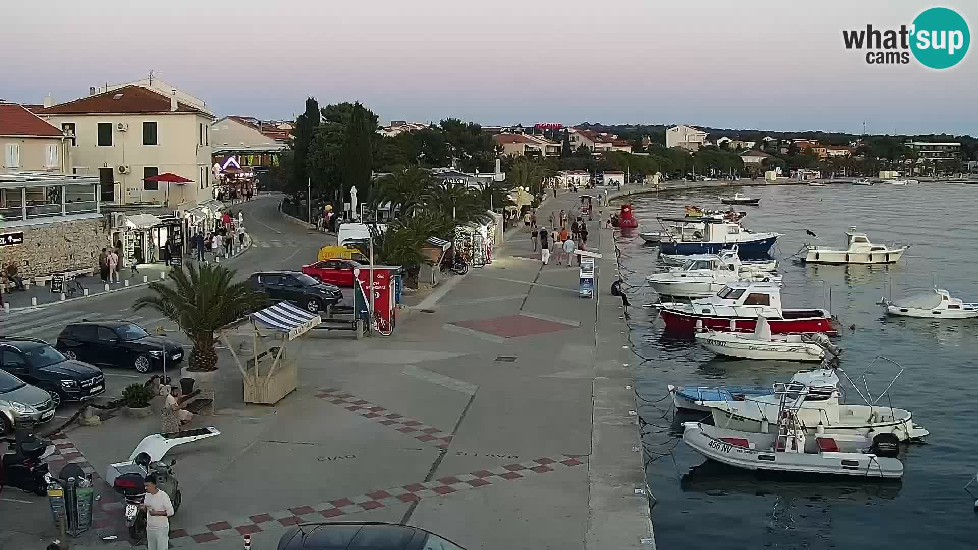 Livecam Promenade a Novalja
