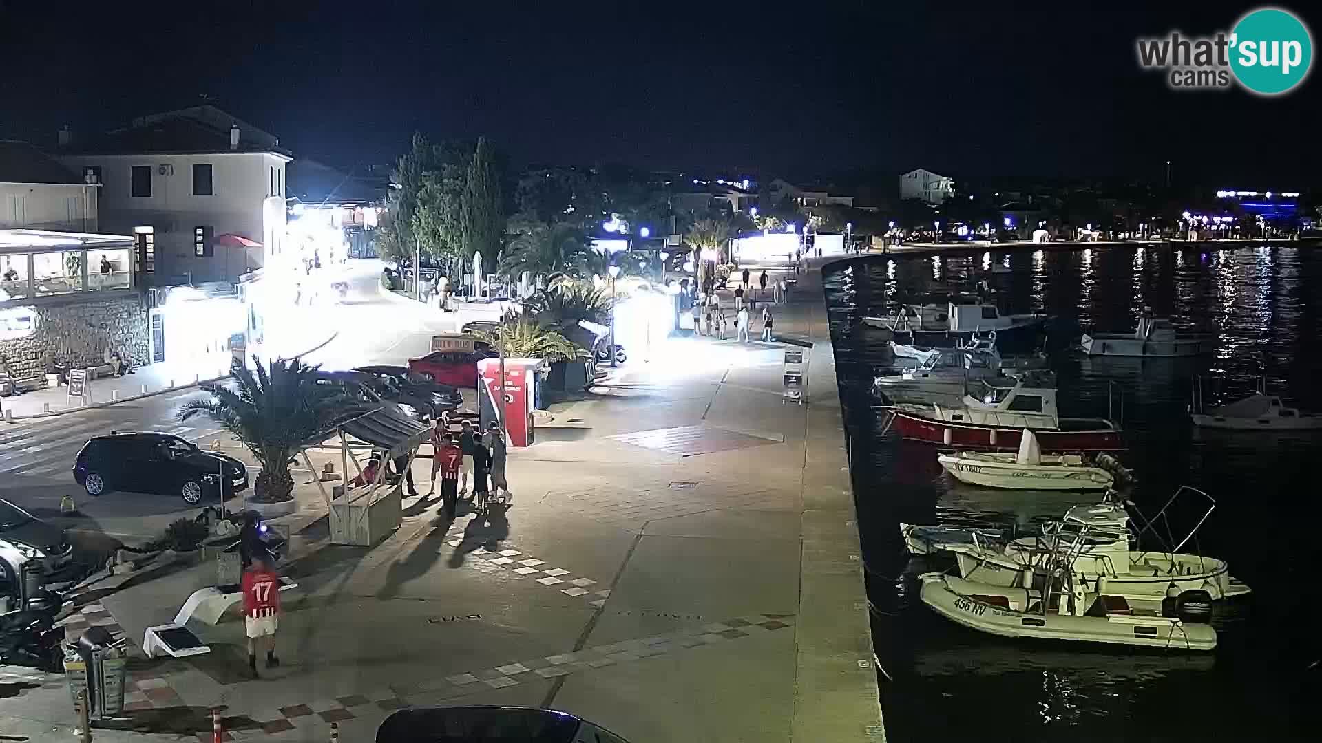 Novalja Livecam promenade