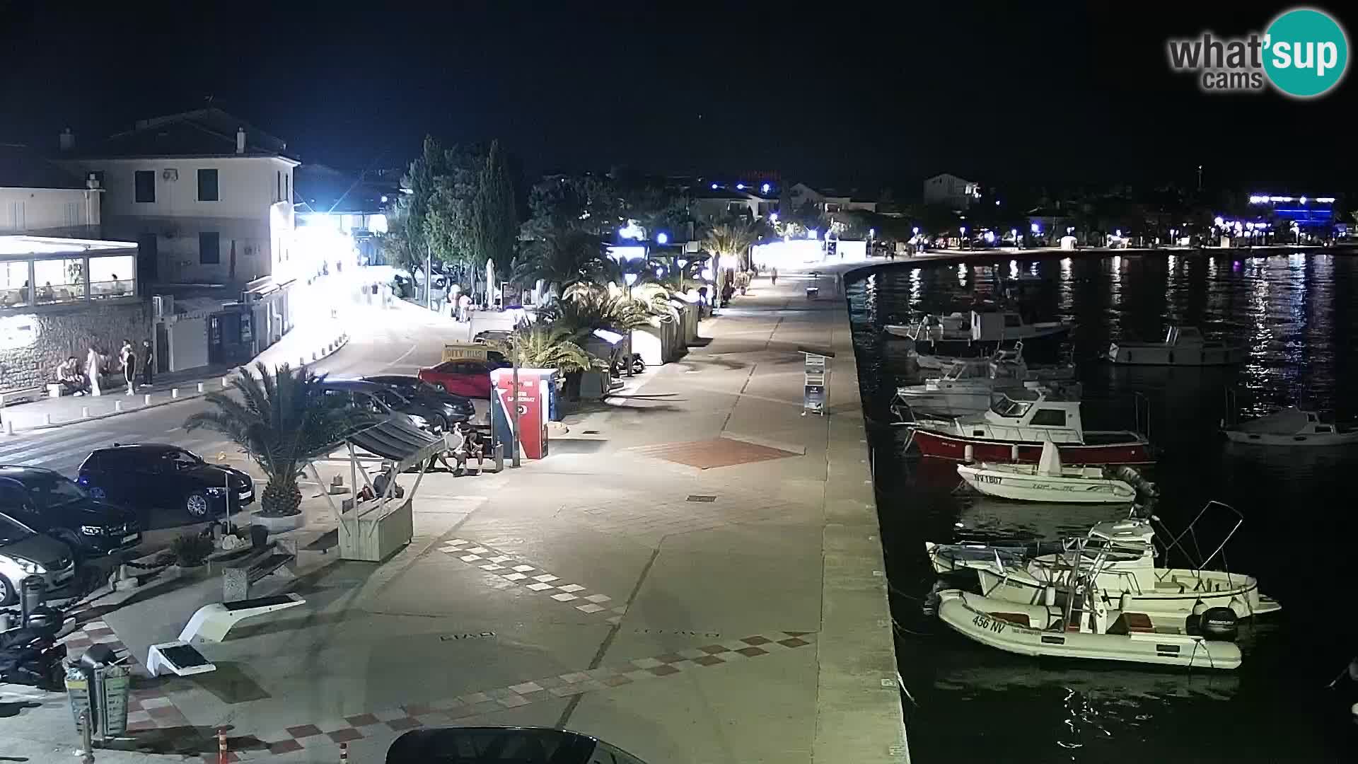 Novalja Livecam promenade