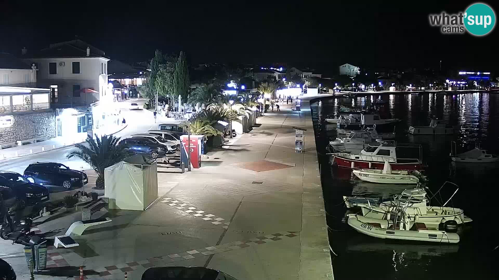 Livecam Promenade a Novalja