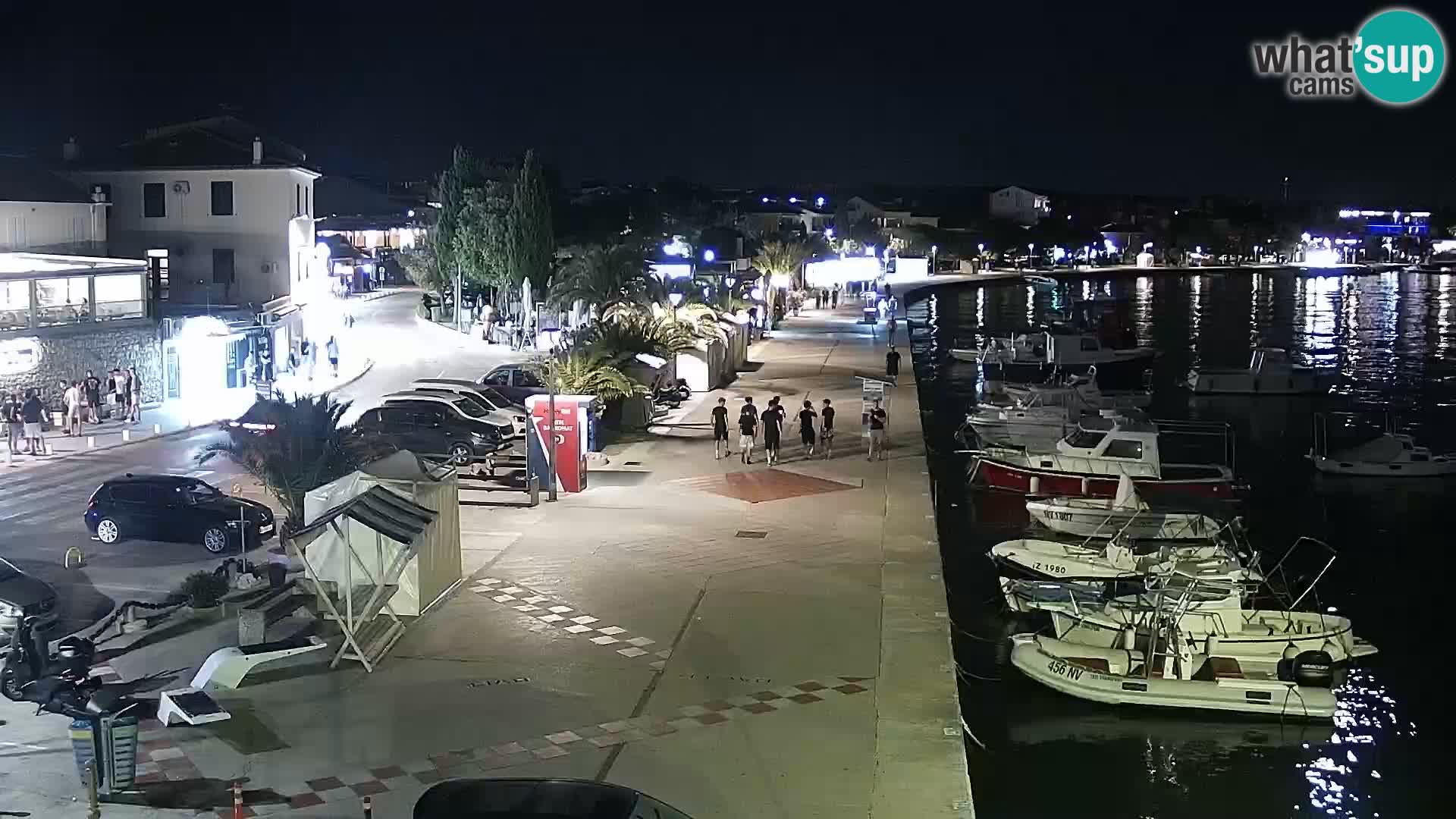 Livecam Promenade a Novalja