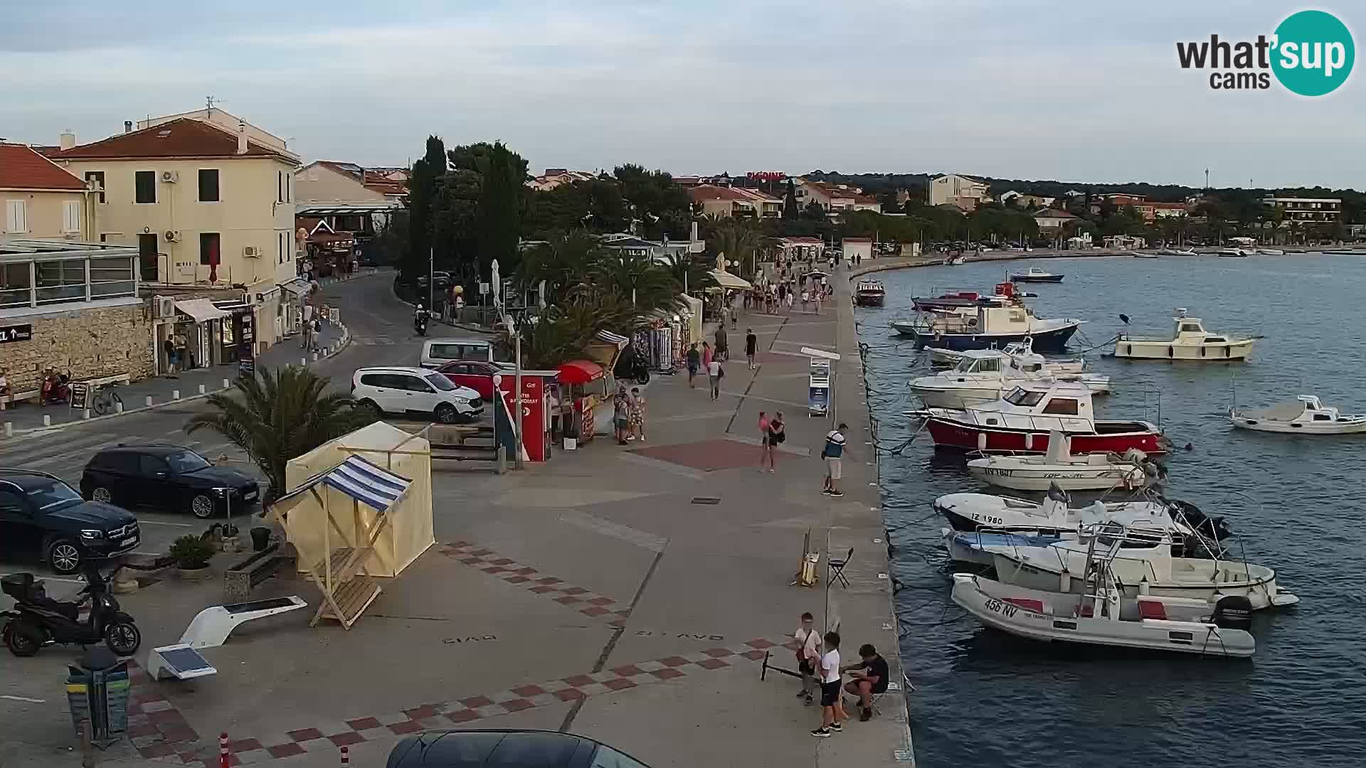 Livecam Promenade a Novalja