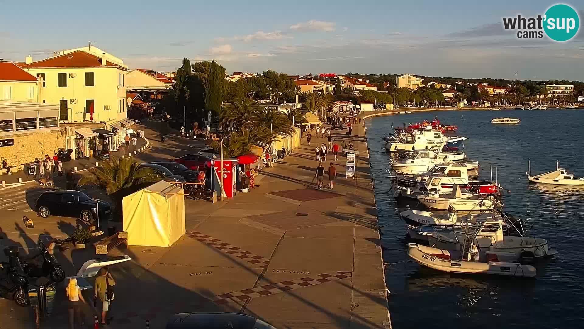 Novalja Livecam promenade