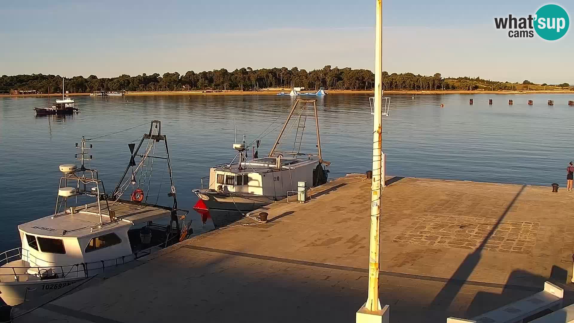 Webcam Novalja seaside promenade