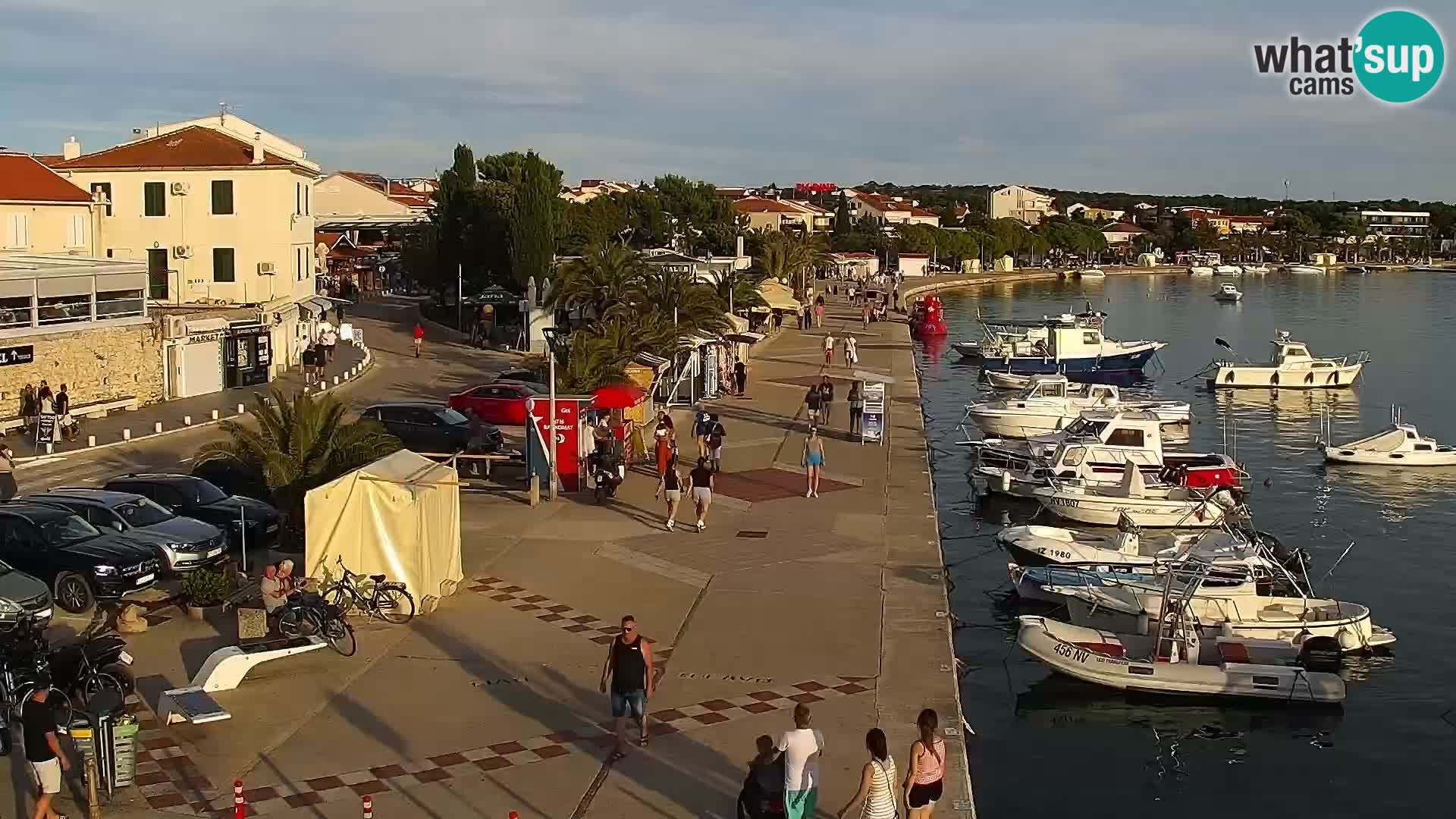 Livecam Promenade a Novalja
