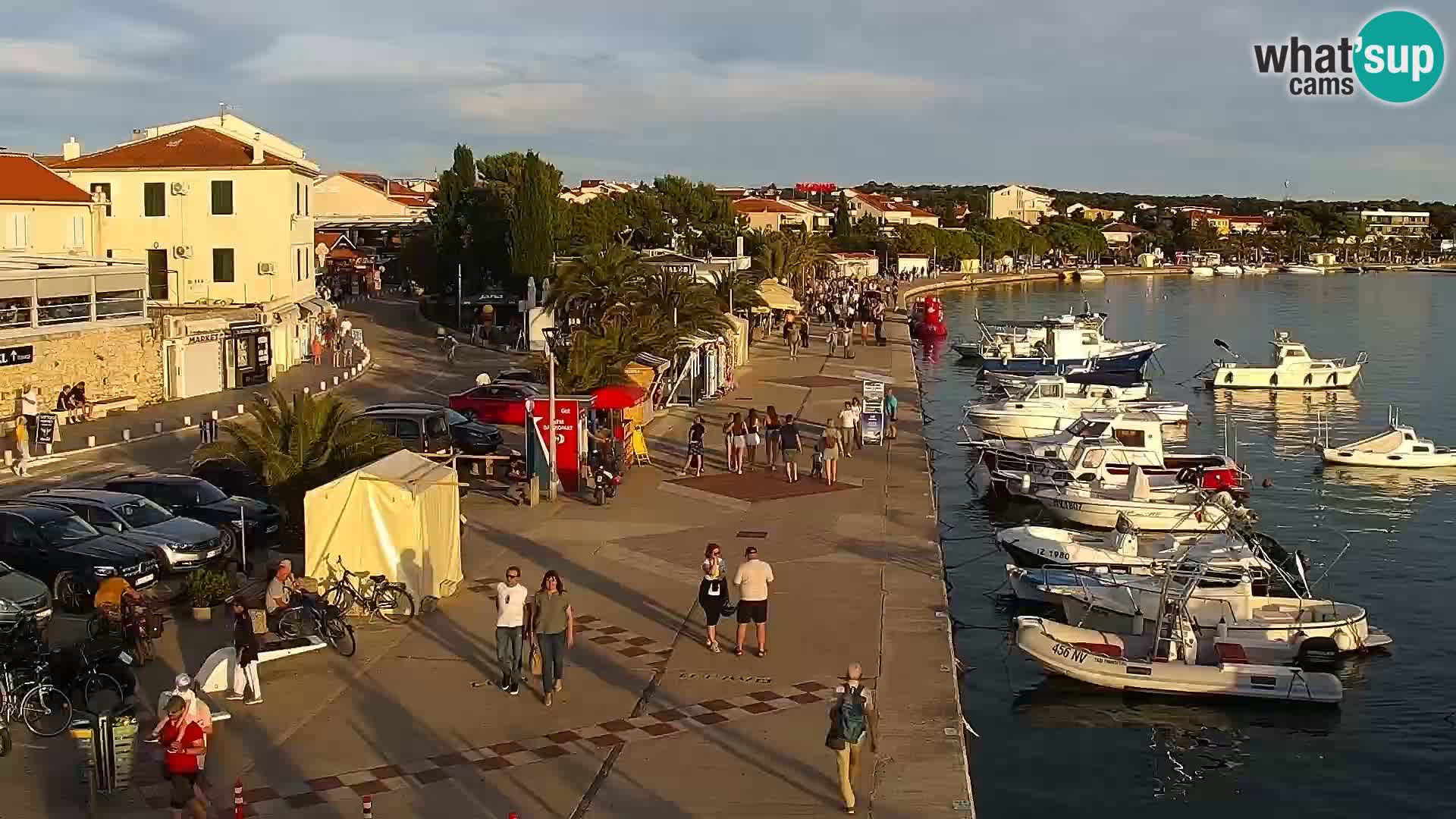 Novalja Livecam promenade