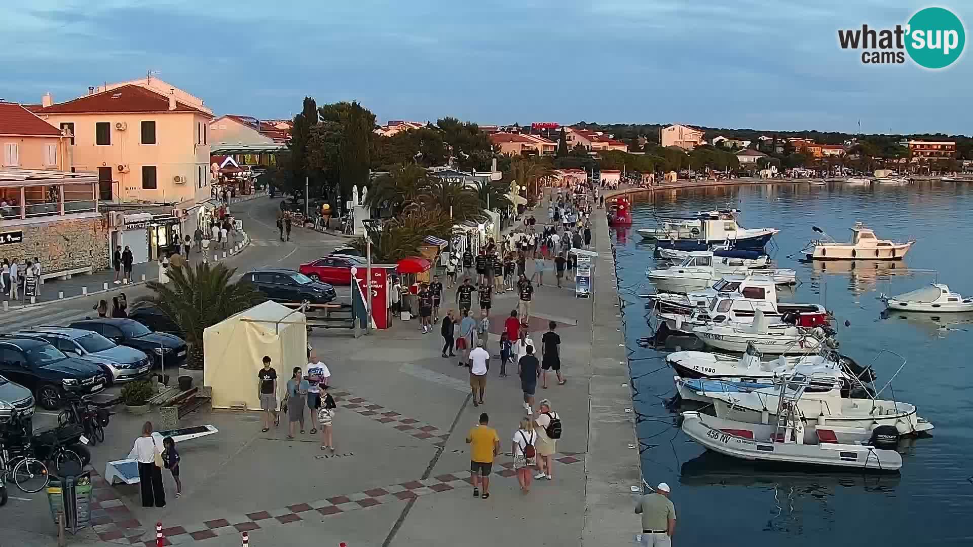 Novalja Livecam promenade