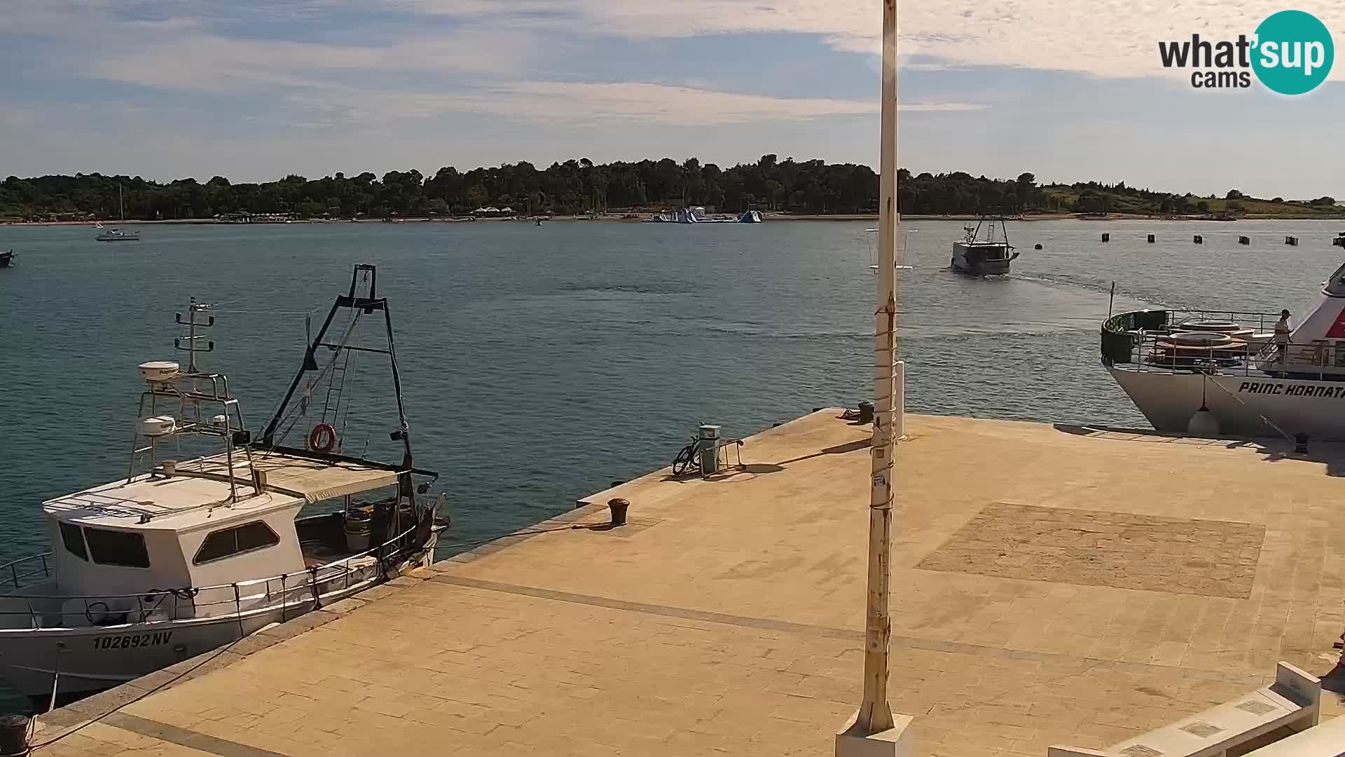 Webcam Novalja seaside promenade