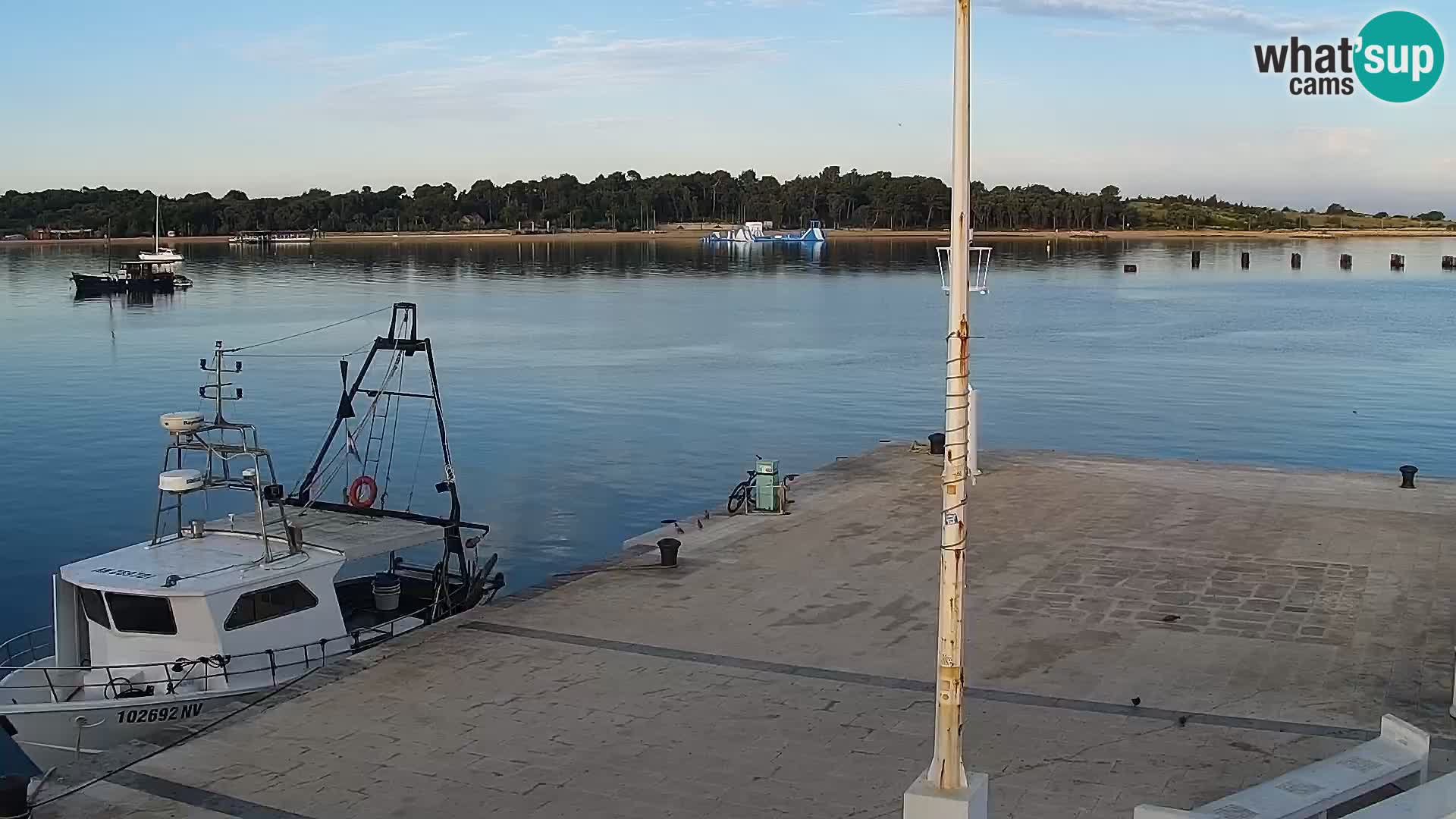 Webcam Novalja seaside promenade