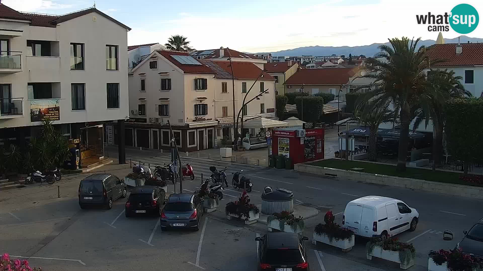 Novalja Livecam promenade