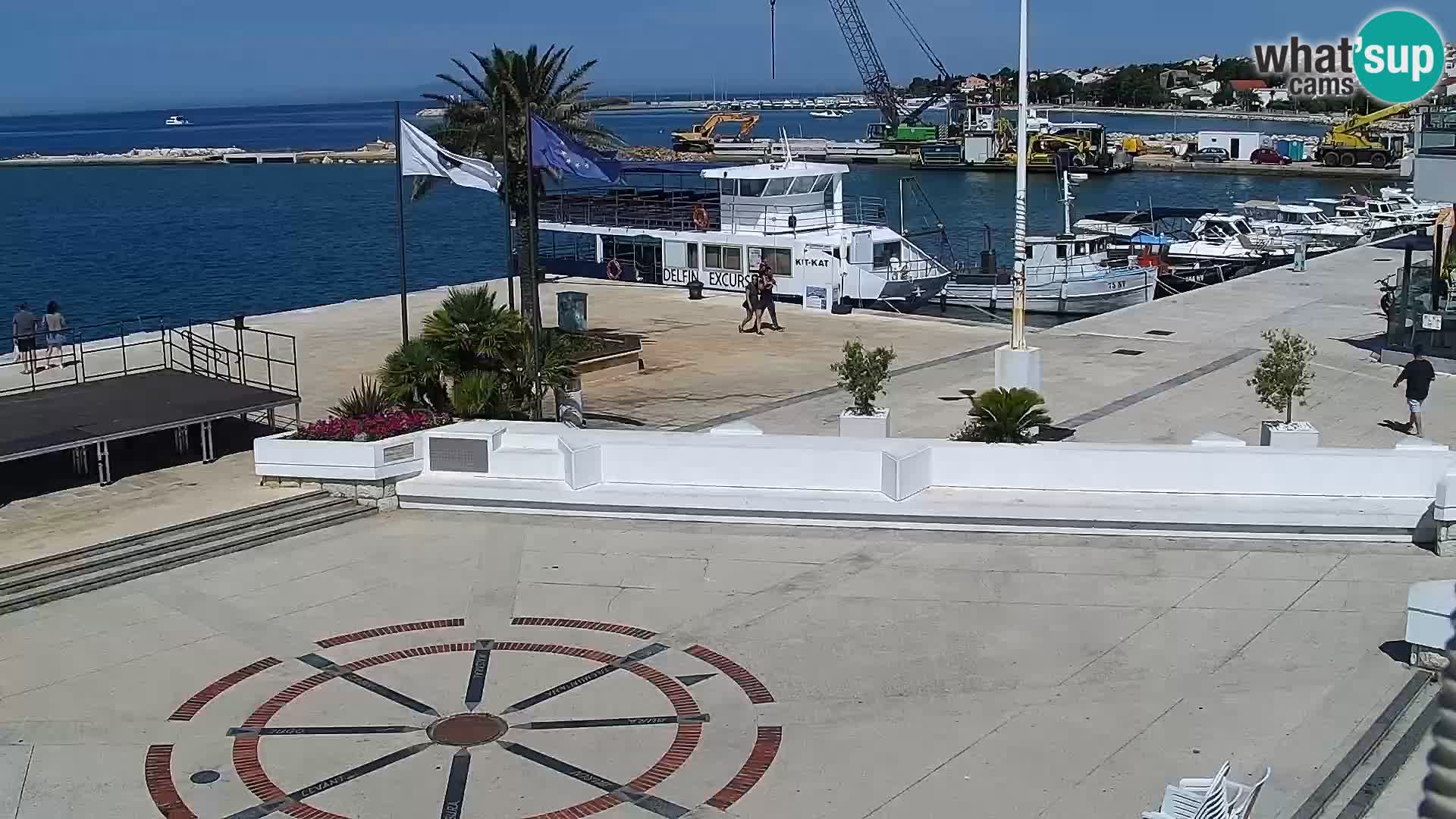 Novalja Livecam promenade