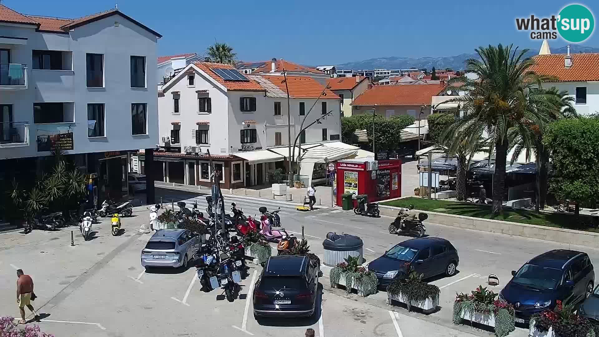 Novalja Livecam promenade