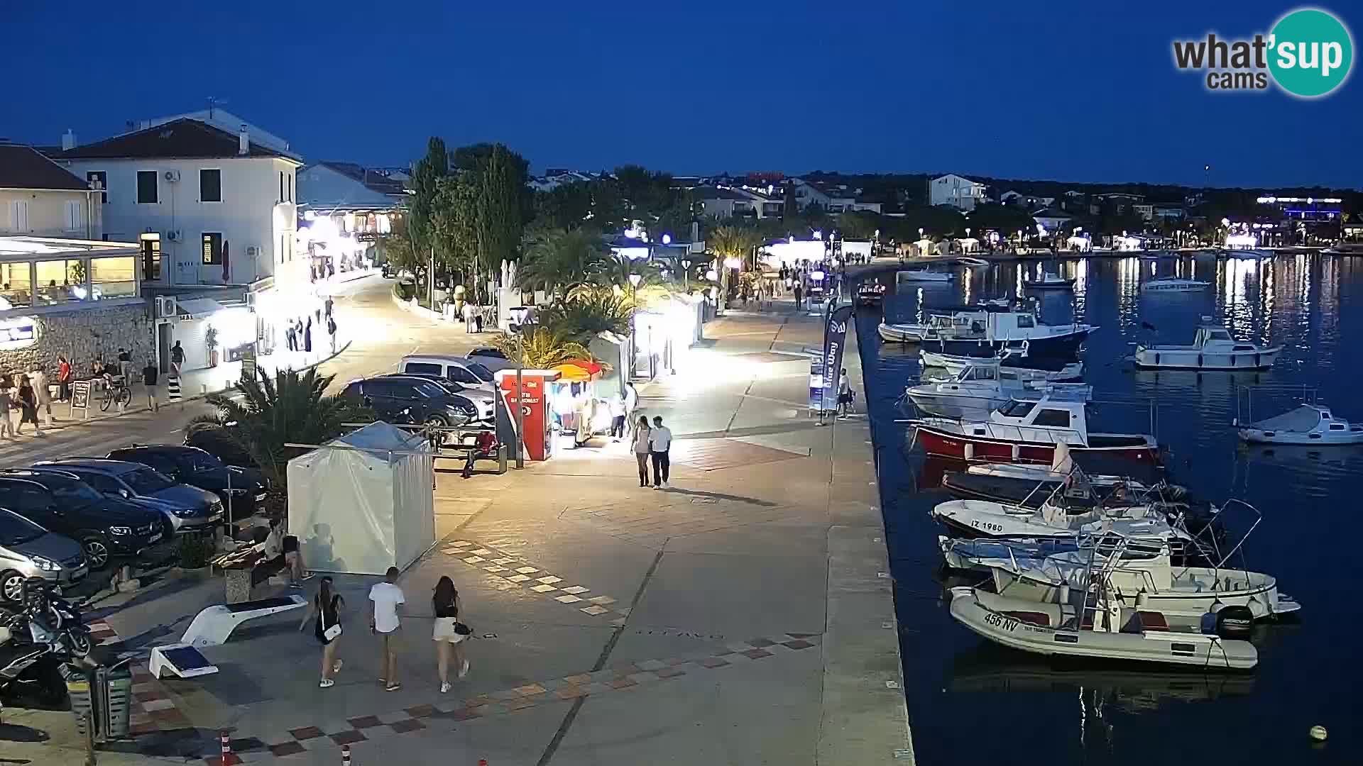 Livecam Promenade a Novalja