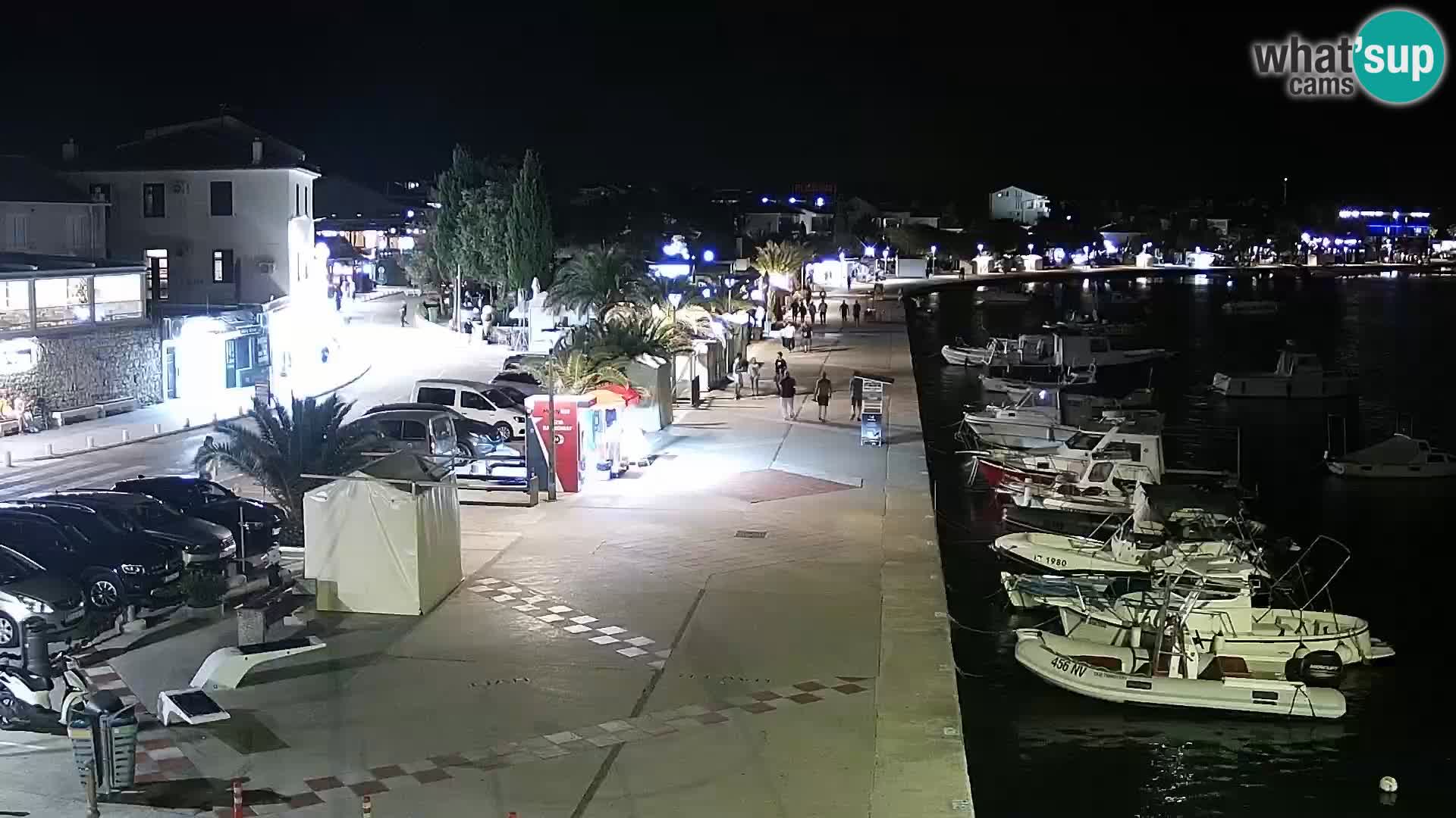 Livecam Promenade a Novalja