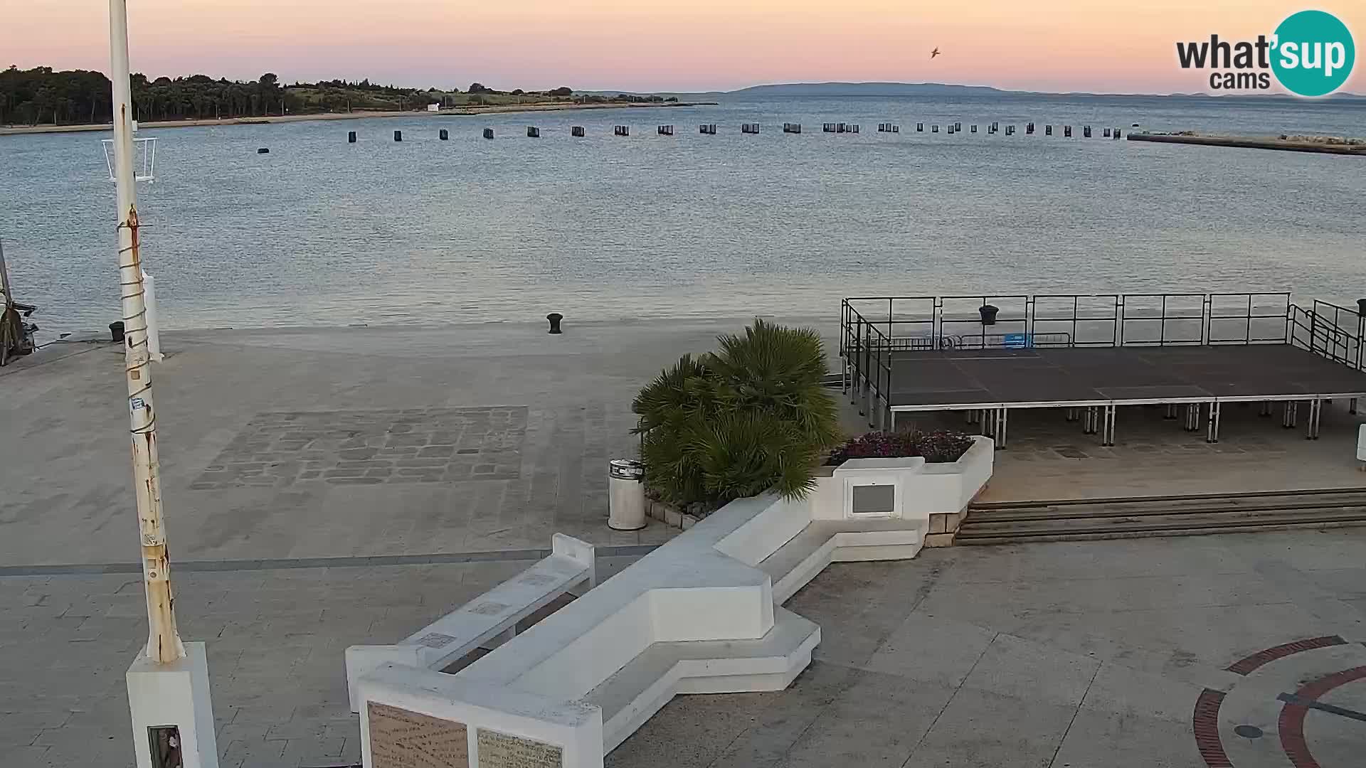 Novalja Livecam promenade