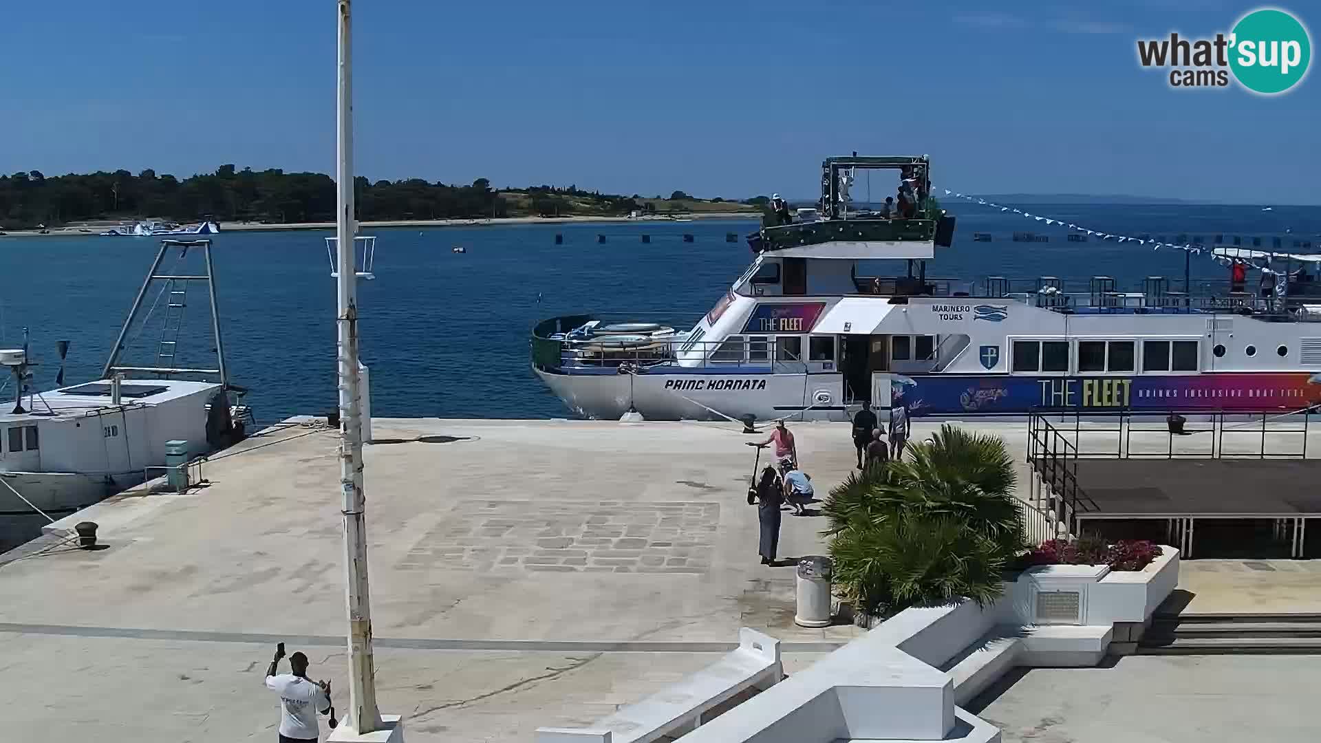 Novalja Livecam promenade