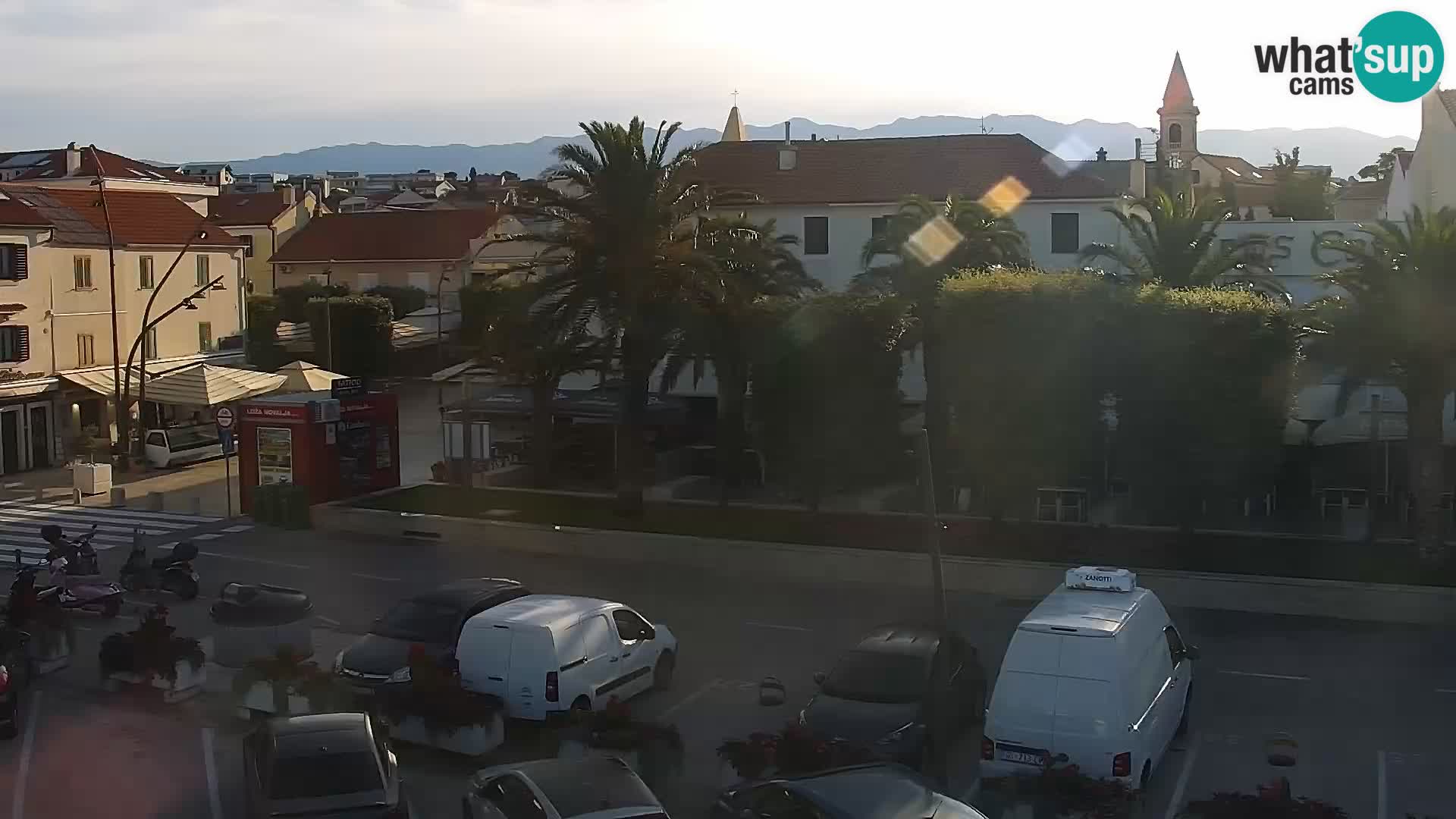 Novalja Livecam promenade