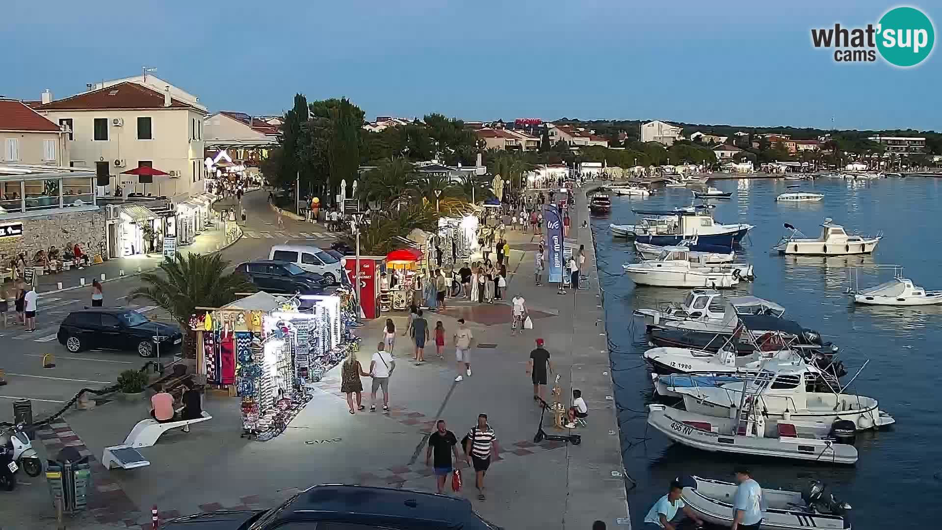 Livecam Promenade a Novalja
