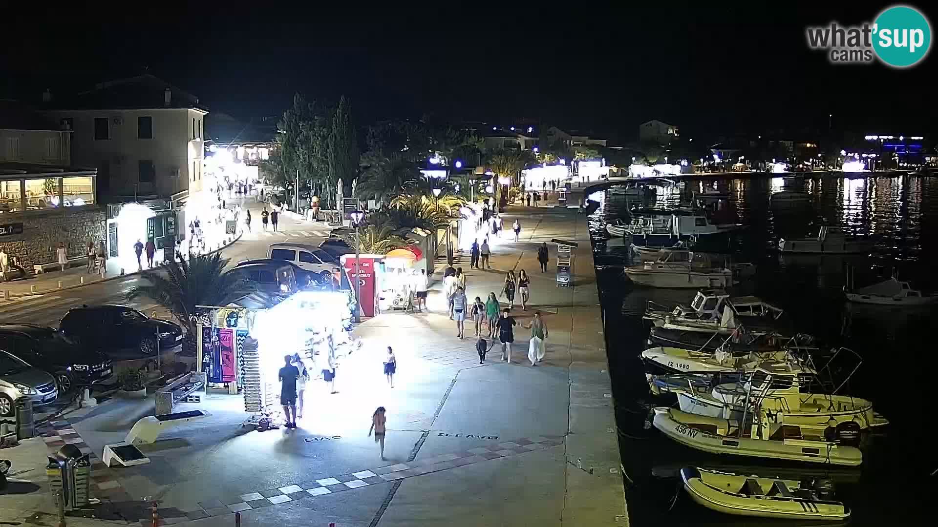 Novalja Livecam promenade