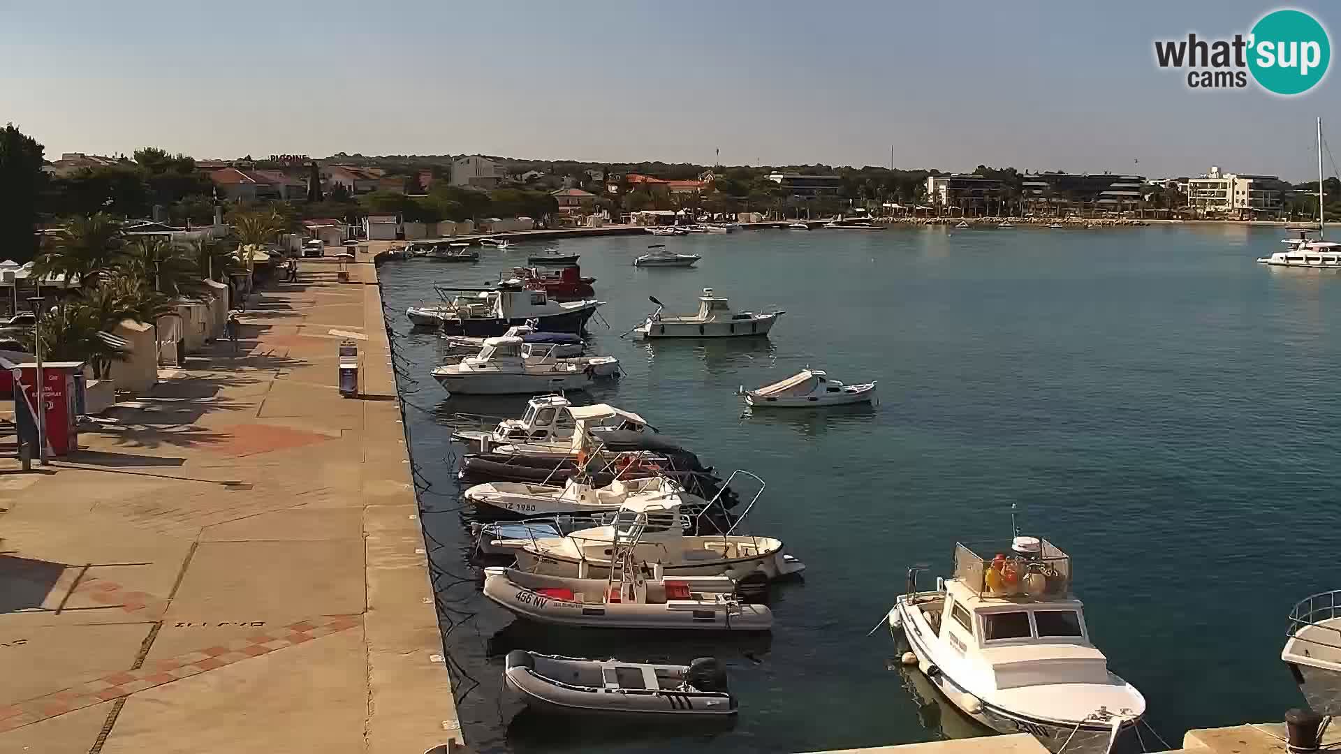 Novalja Livecam promenade