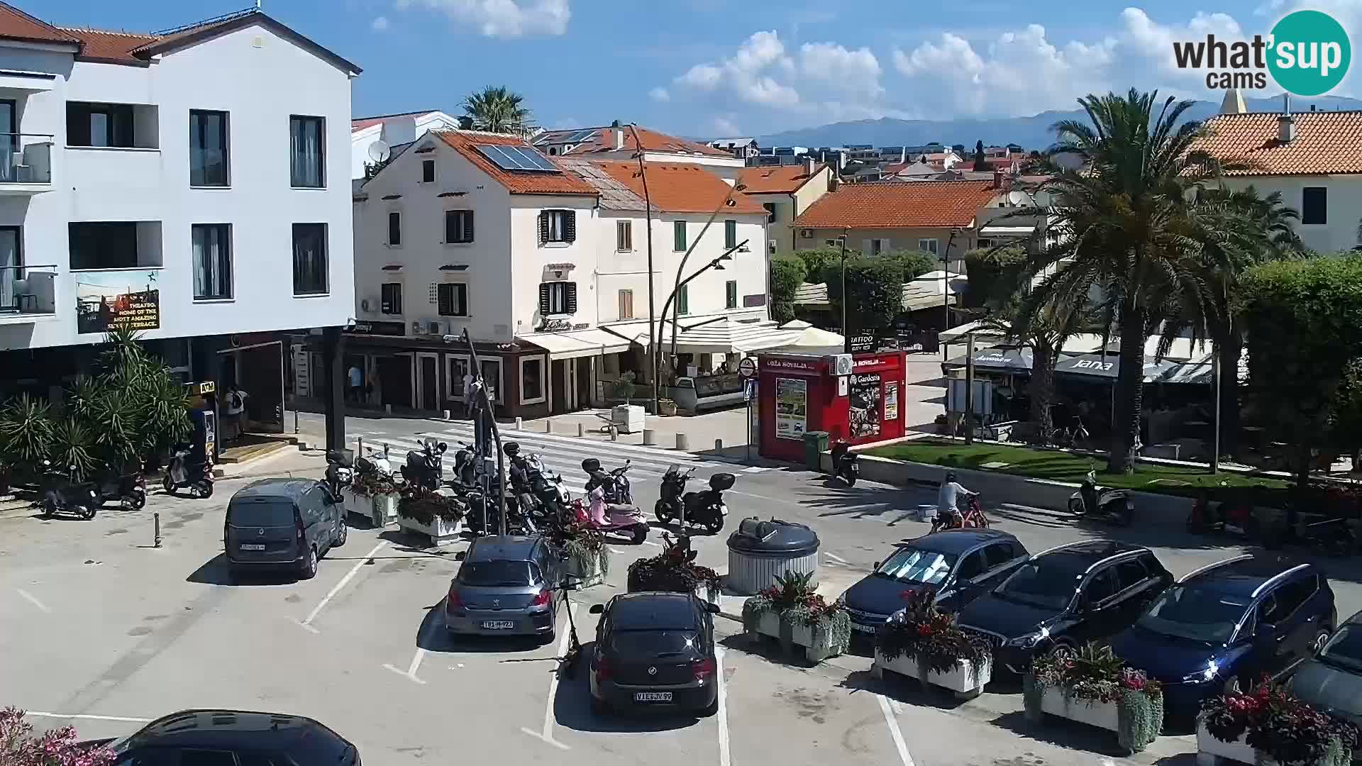 Livecam Promenade a Novalja