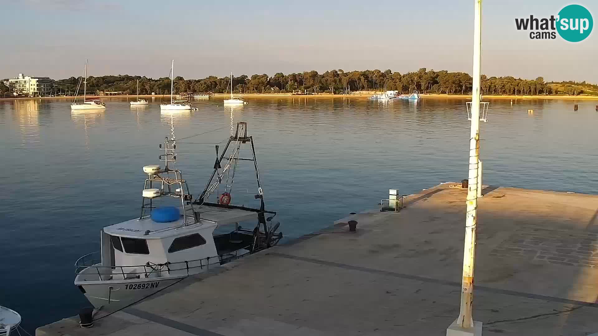 Webcam Novalja seaside promenade