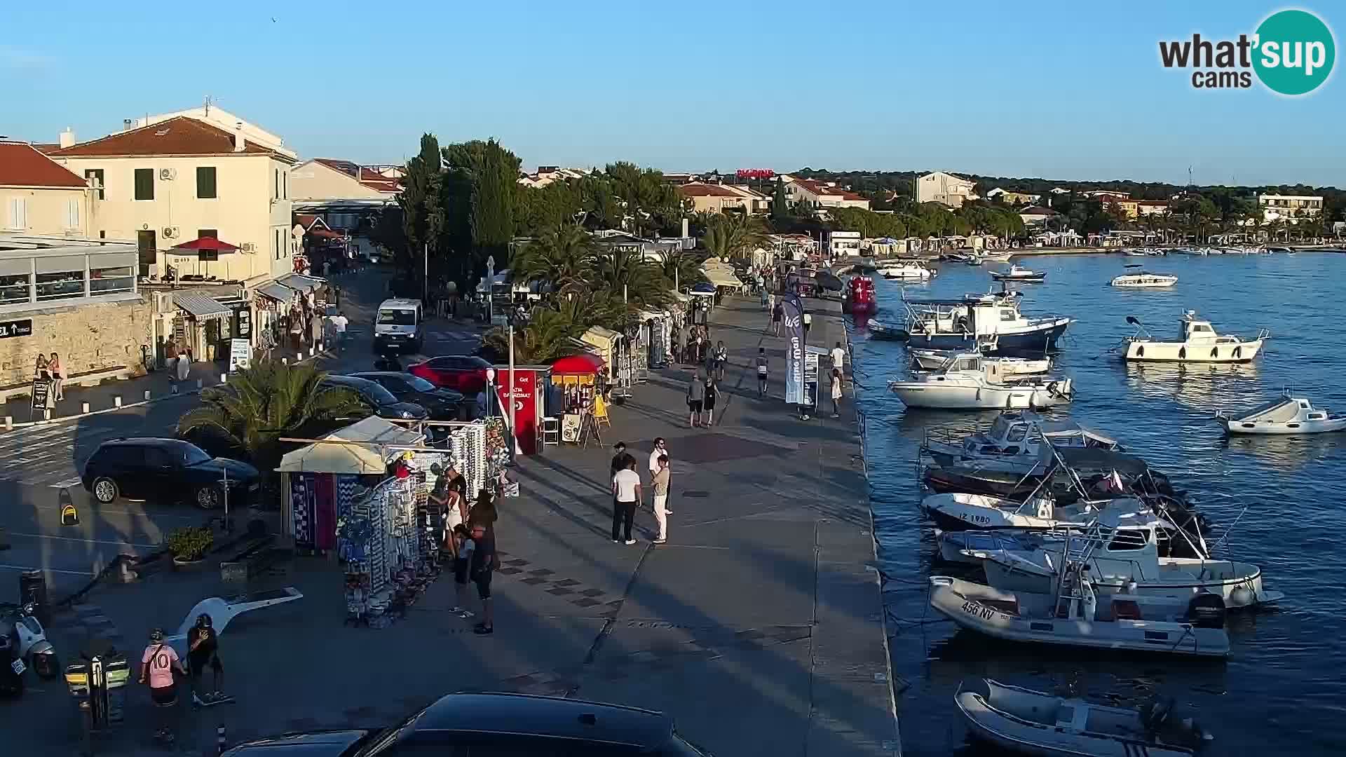 Livecam Promenade a Novalja