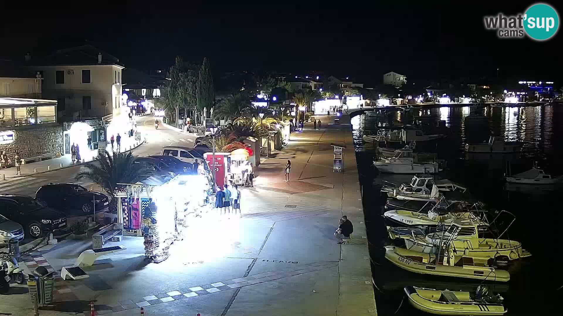 Novalja Livecam promenade