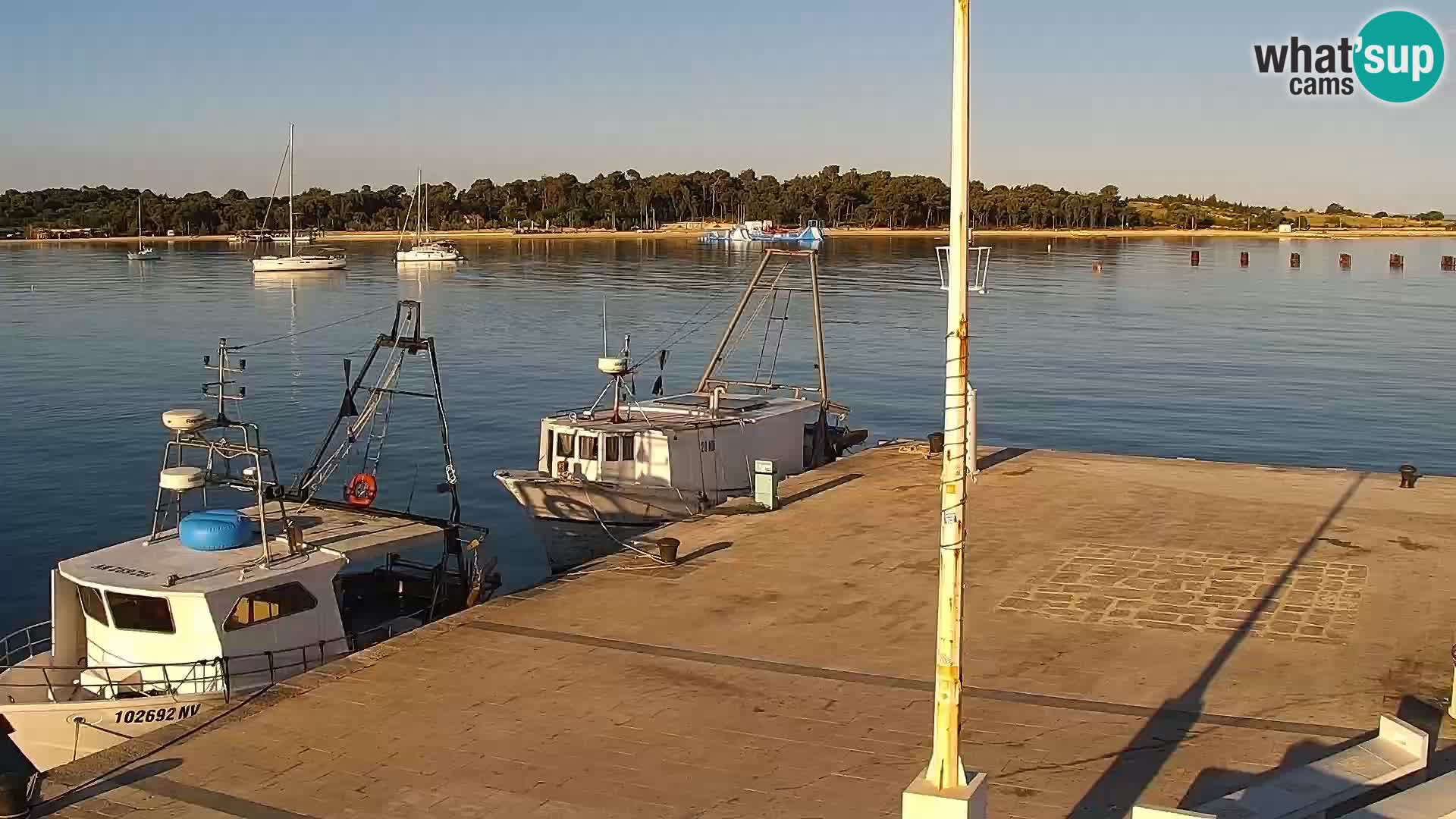 Novalja spletna kamera promenada