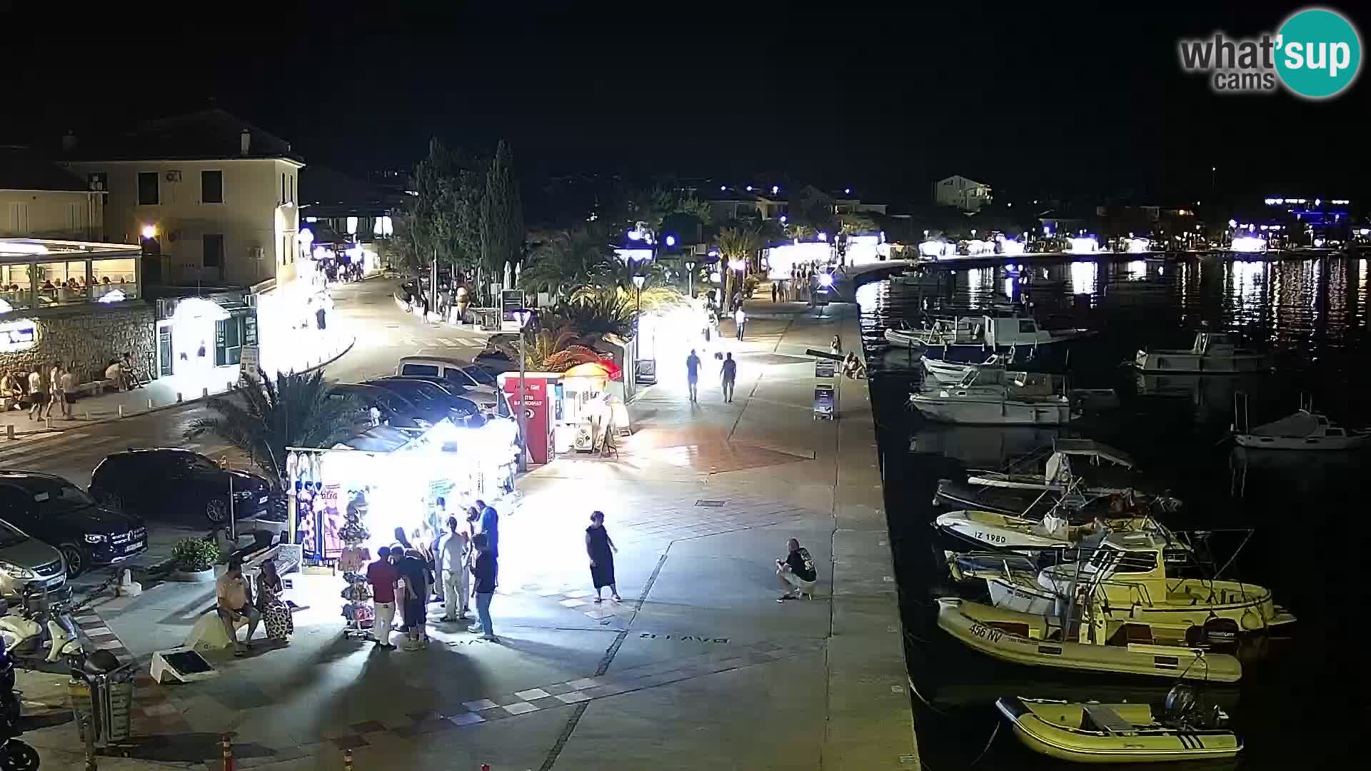 Novalja Livecam promenade