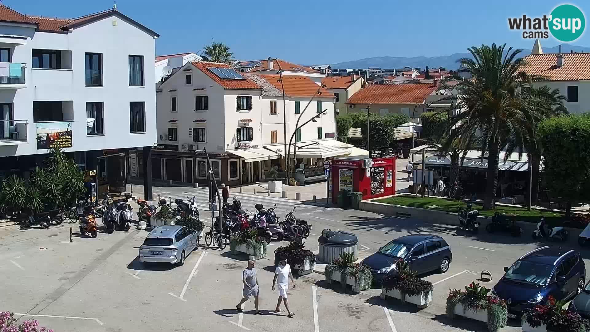 Novalja Livecam promenade