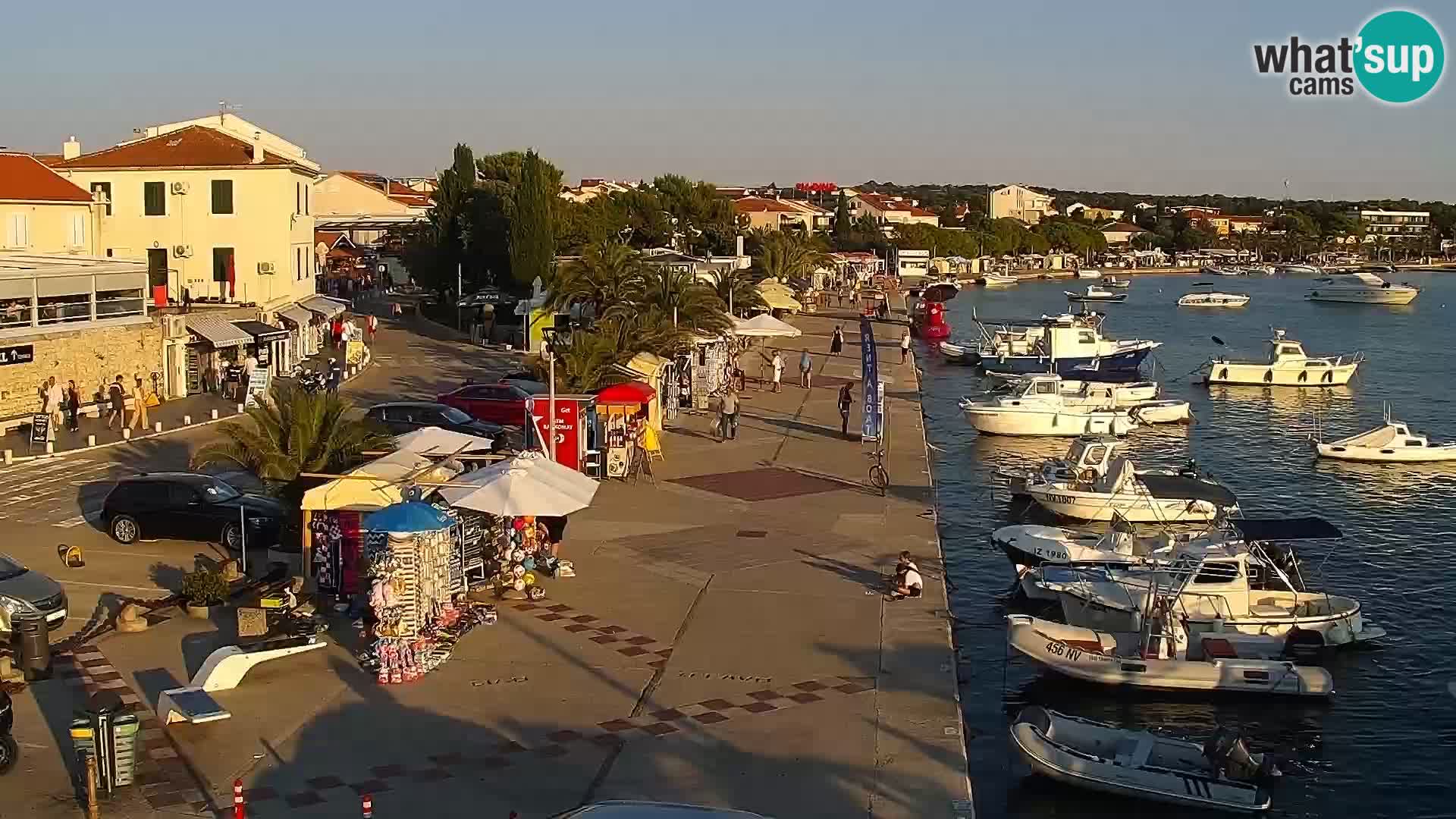 Livecam Promenade a Novalja