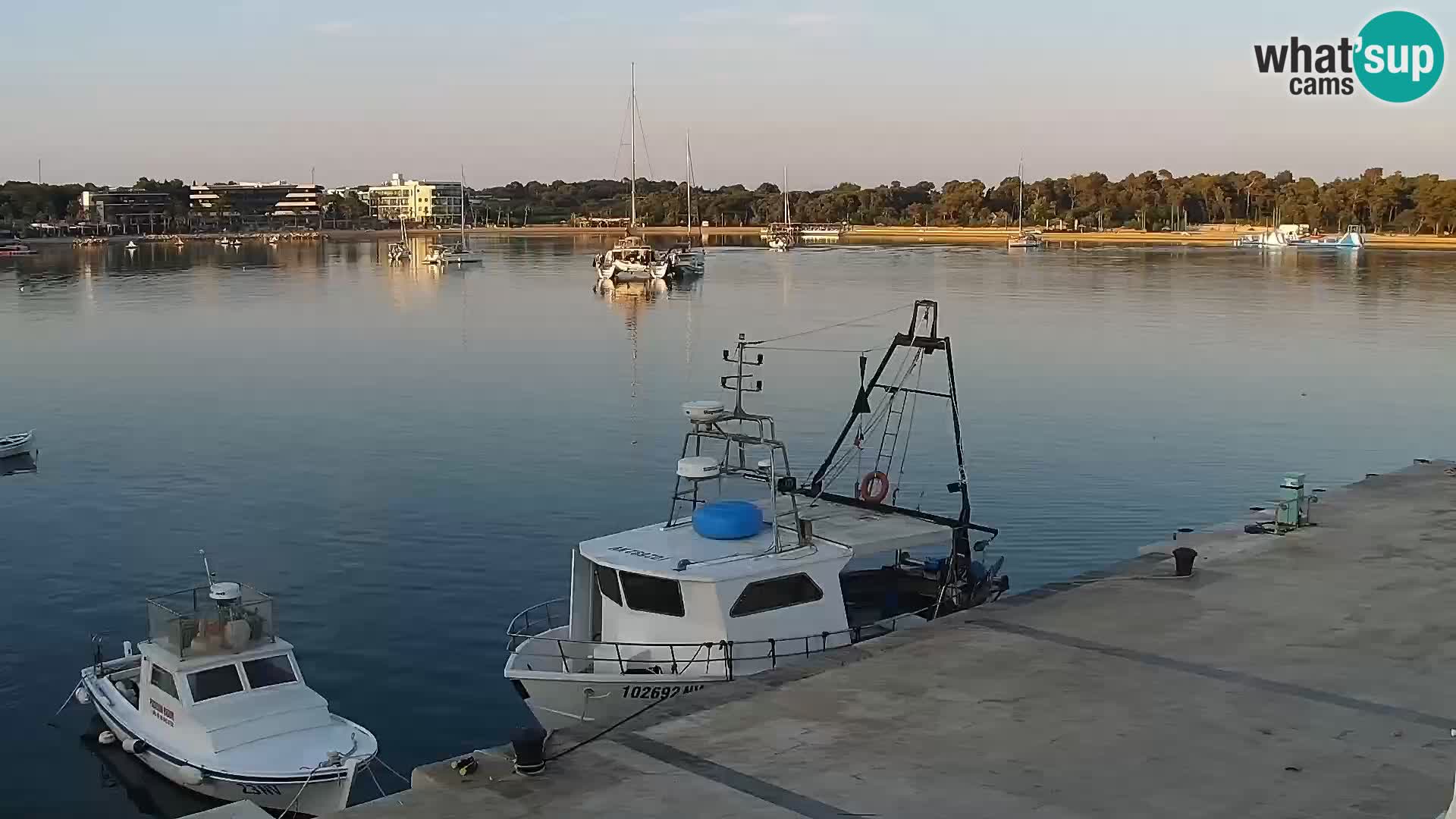 Webcam Novalja seaside promenade