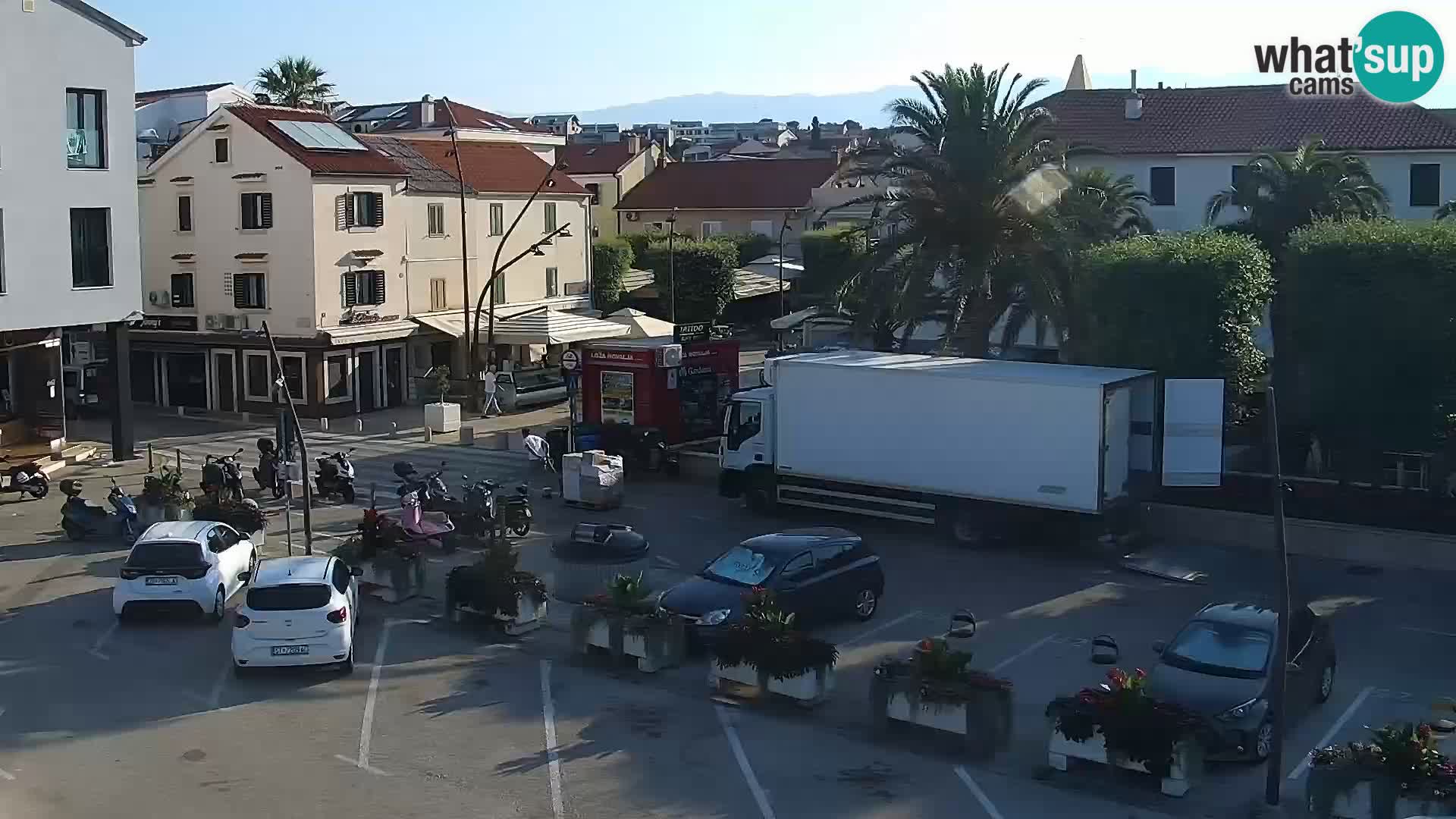 Novalja Livecam promenade