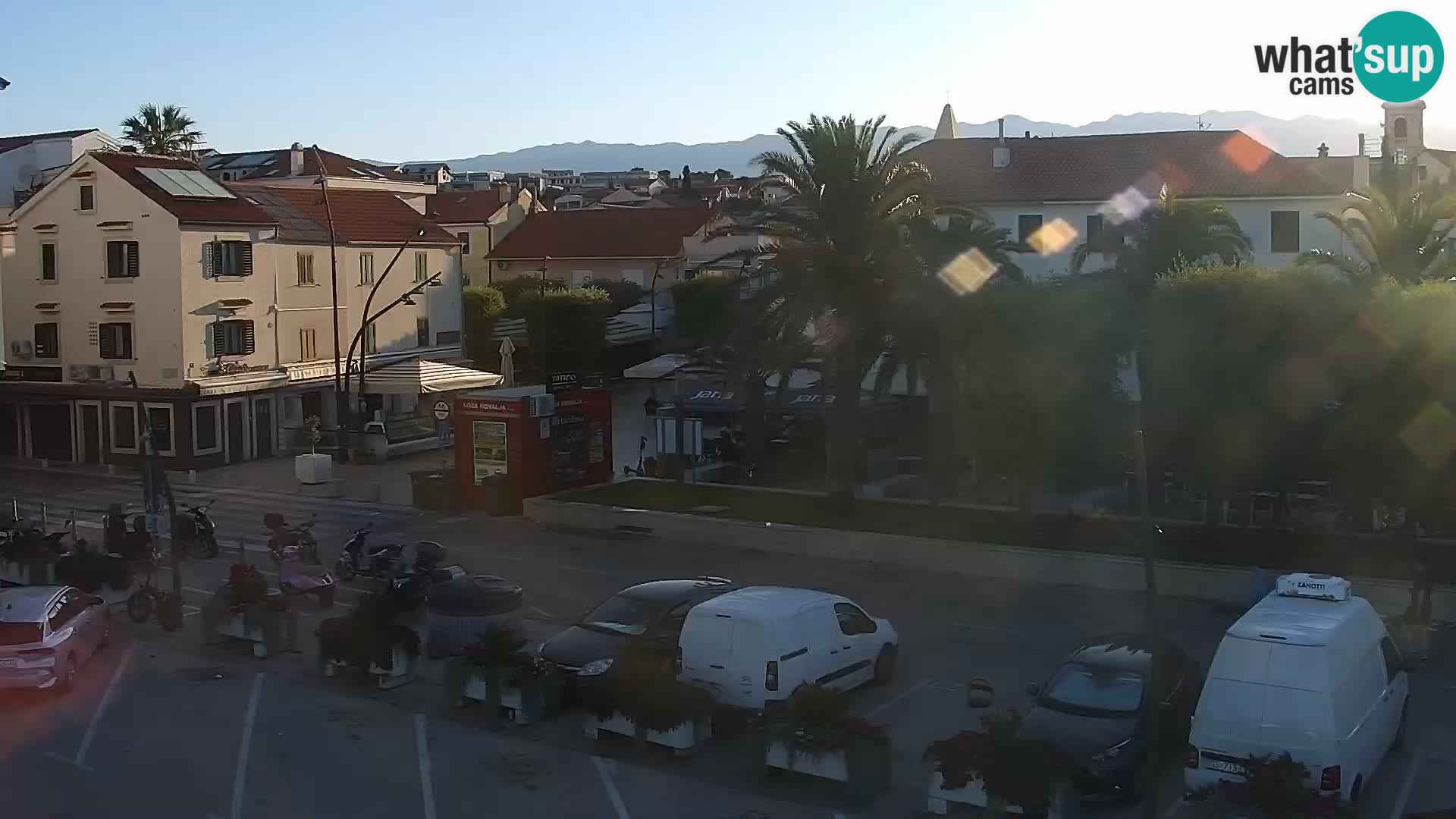 Novalja Livecam promenade