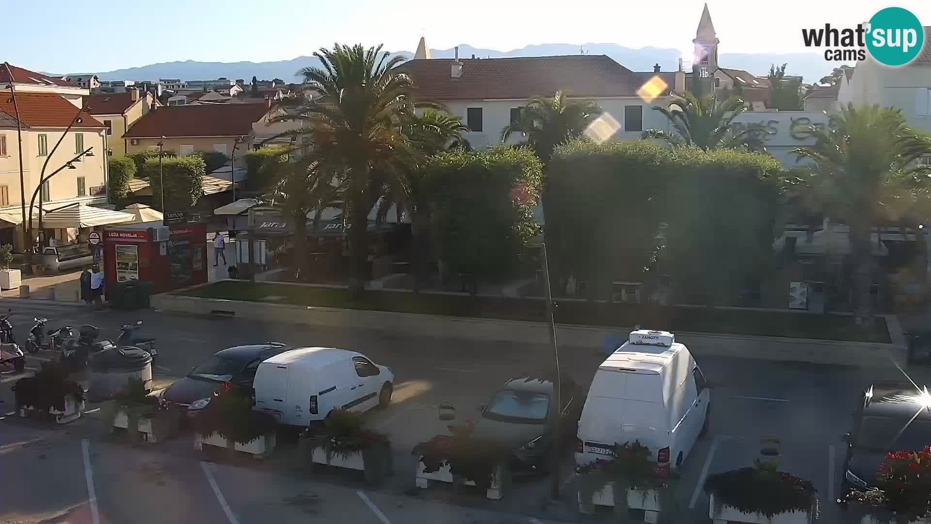 Livecam Promenade a Novalja