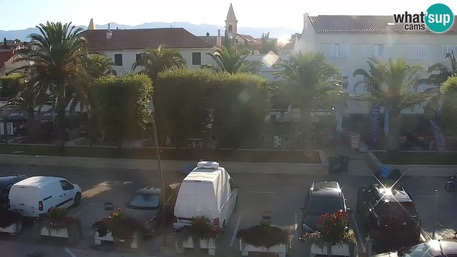 Novalja Livecam promenade