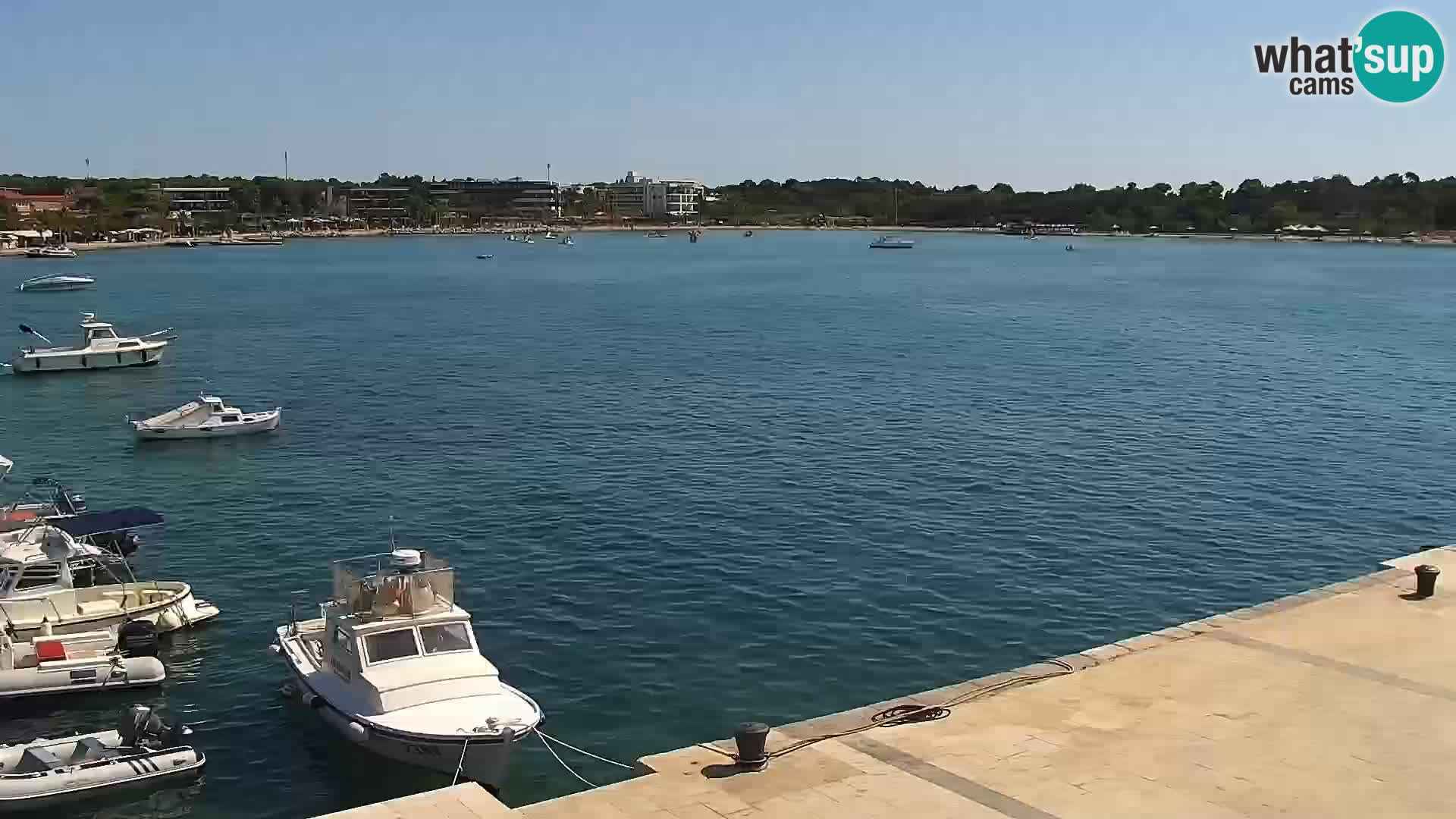 Webcam Novalja seaside promenade