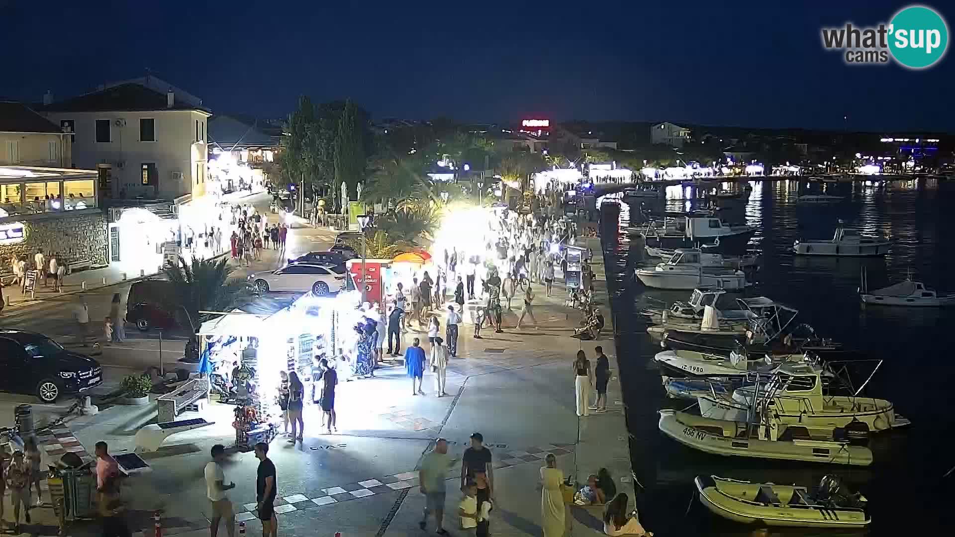 Livecam Promenade a Novalja