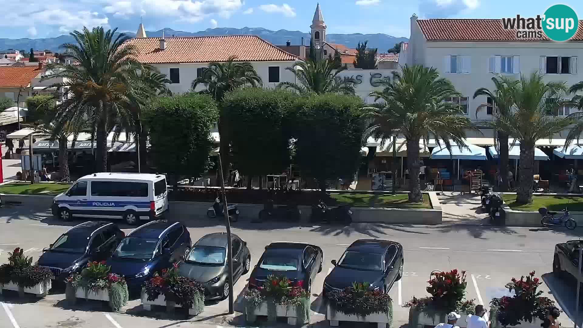 Novalja Livecam promenade