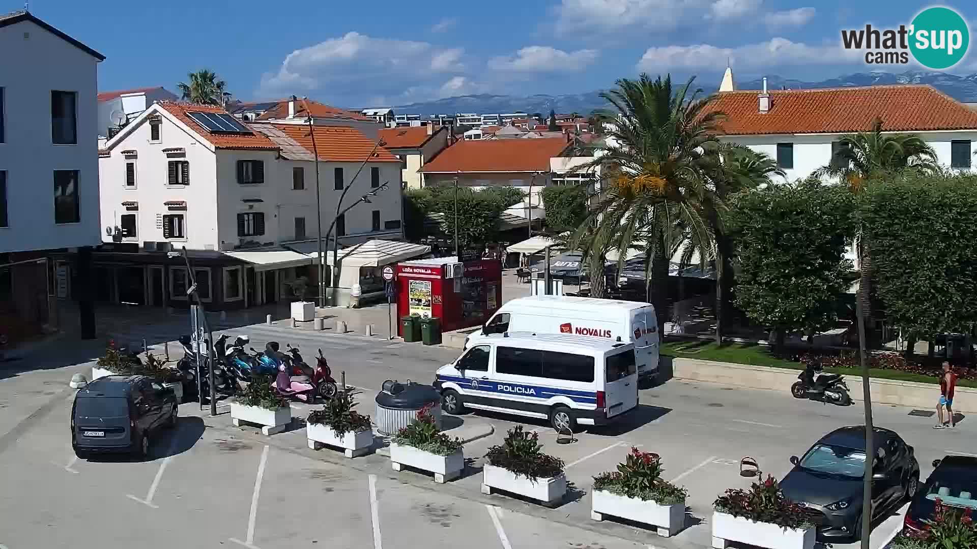 Livecam Promenade a Novalja