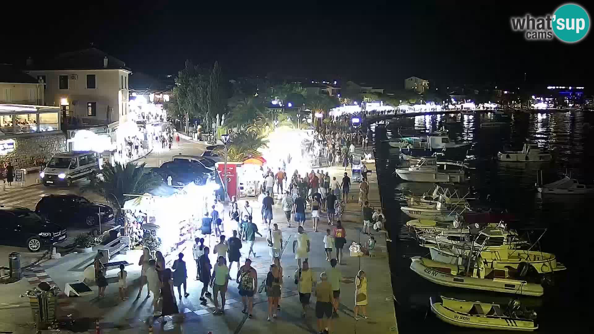 Livecam Promenade a Novalja