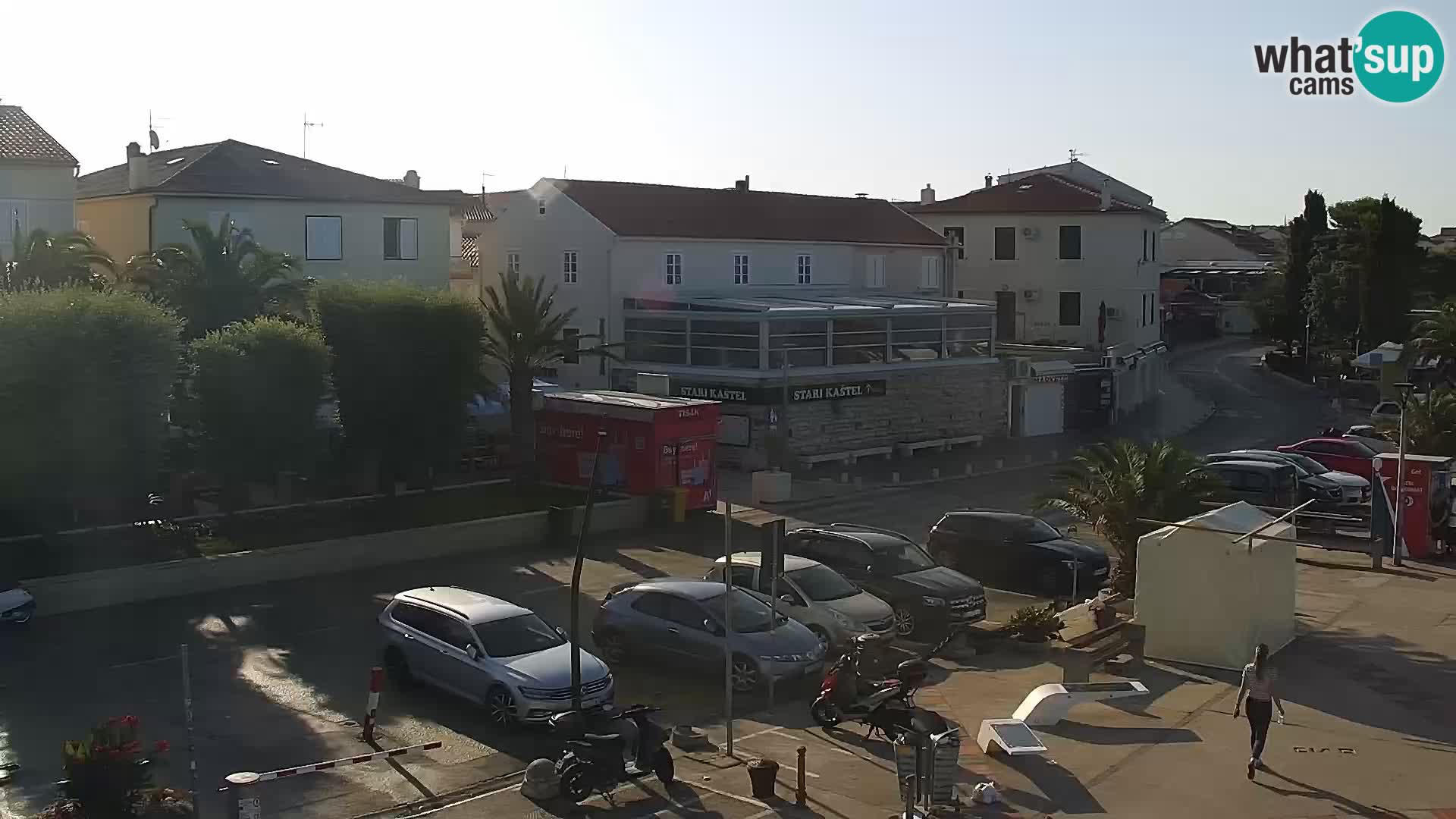 Webcam Novalja seaside promenade