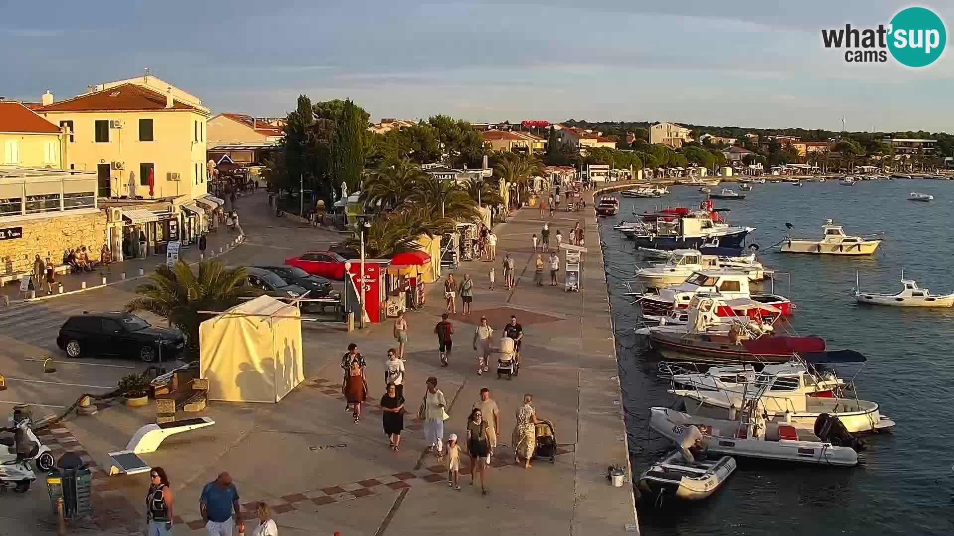 Novalja Livecam promenade