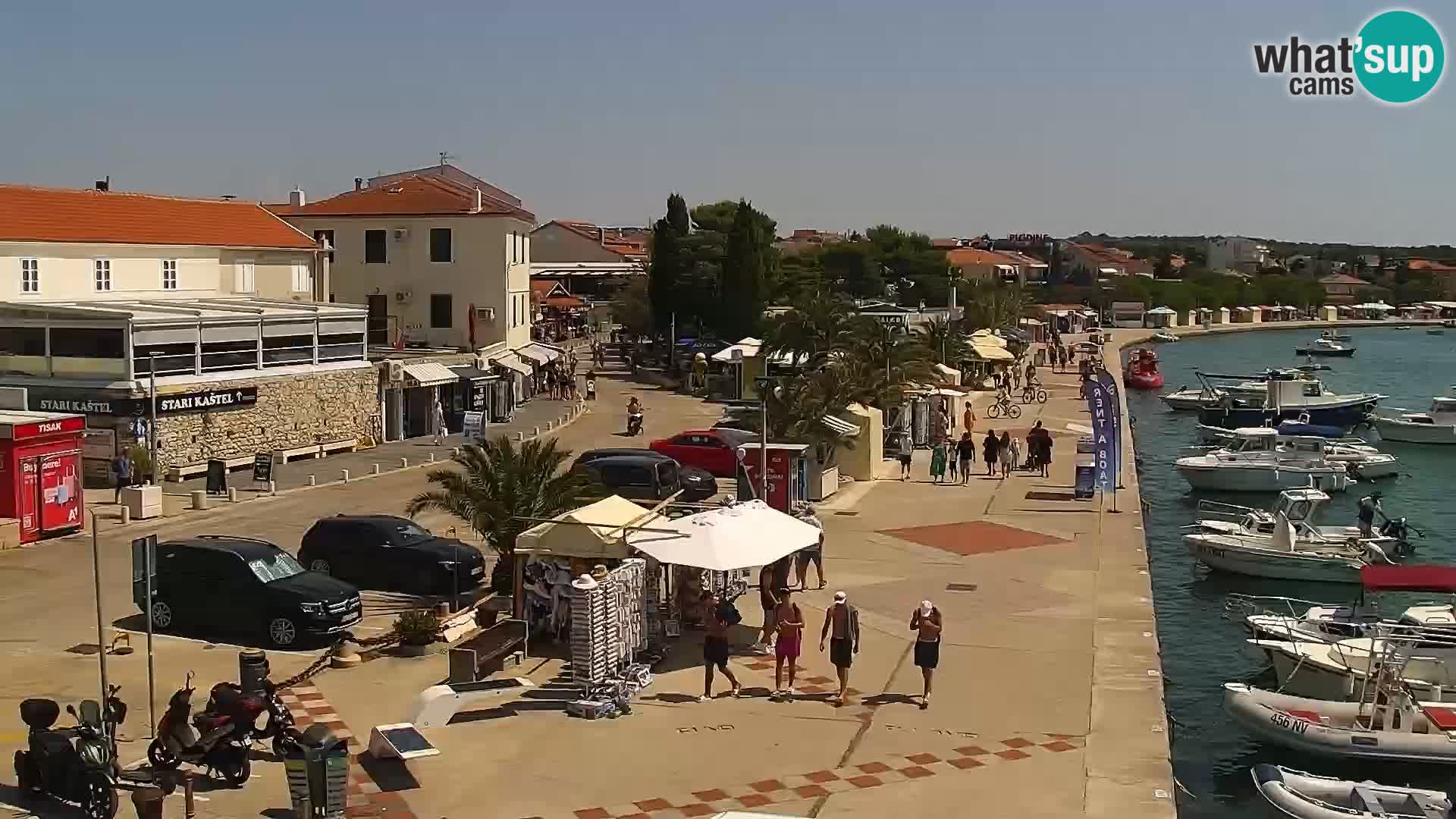 Novalja Livecam promenade