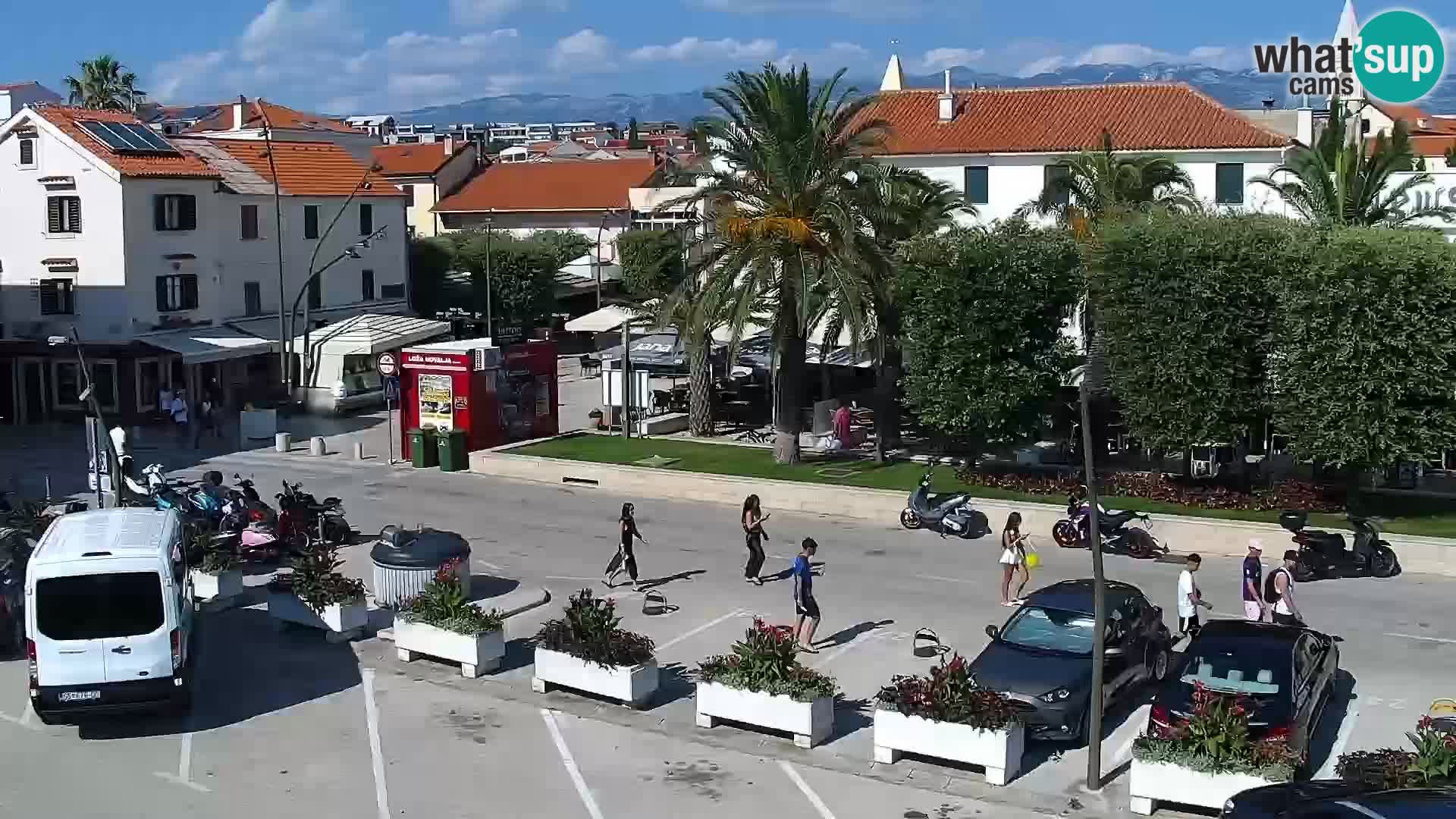 Novalja Livecam promenade