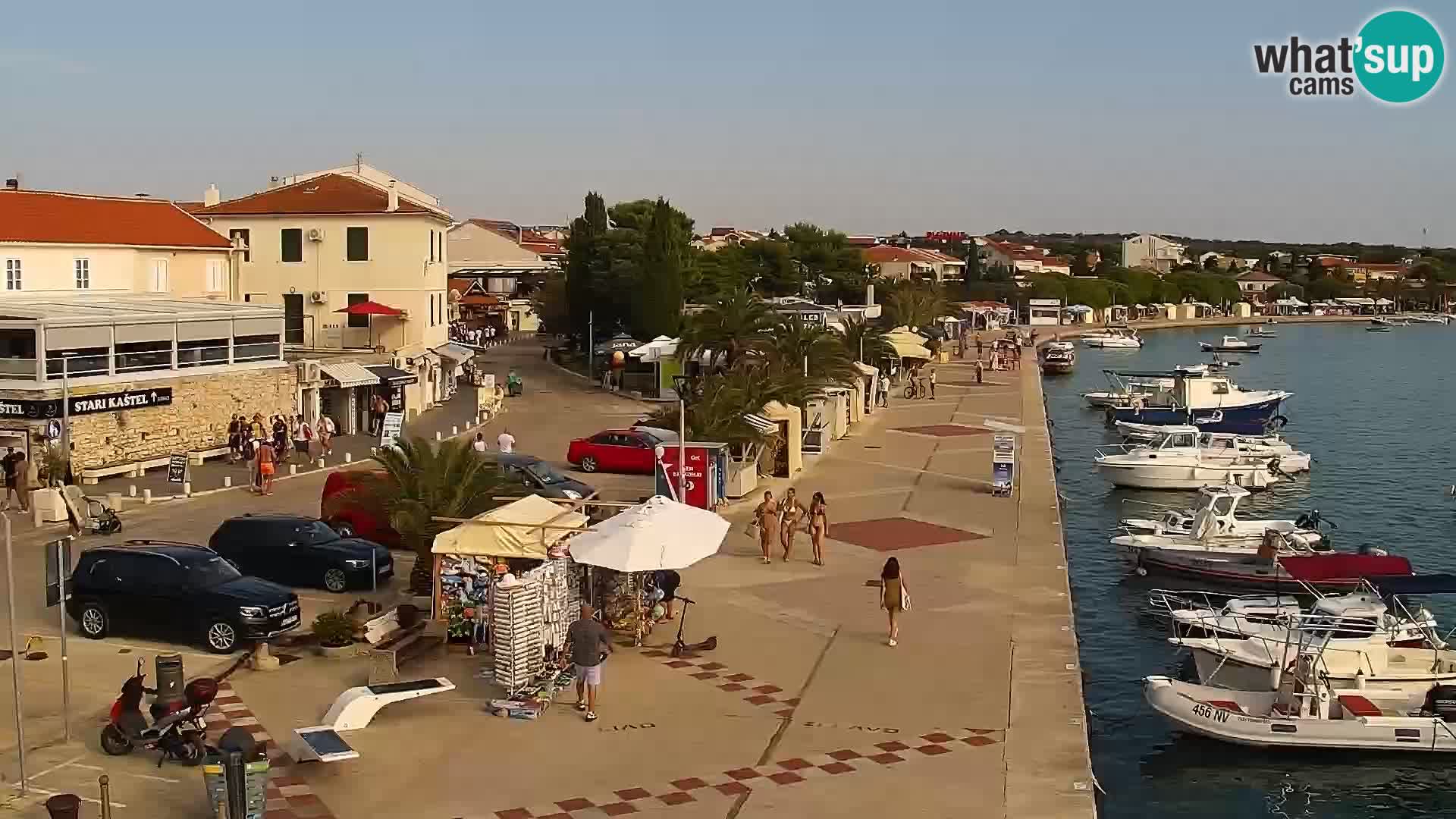 Novalja Livecam promenade